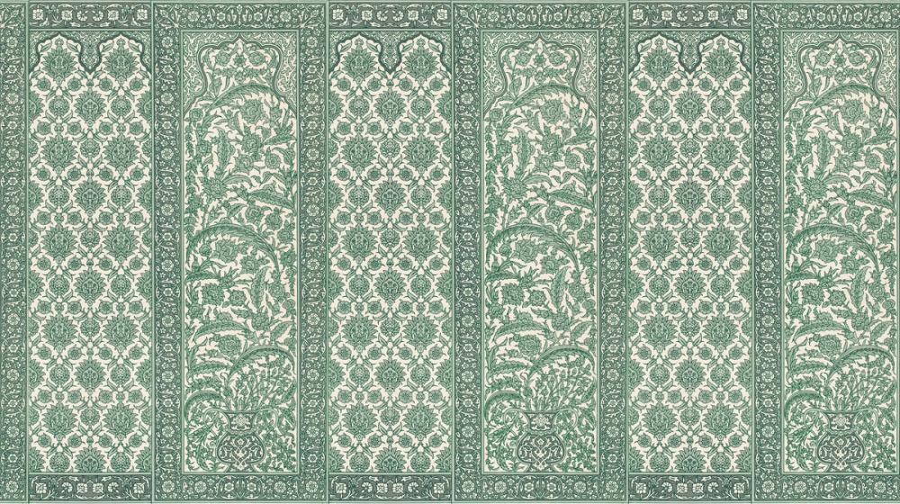 Riad Ornaments, Forest Green