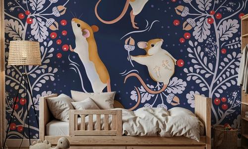 Holiday Mice, Blue