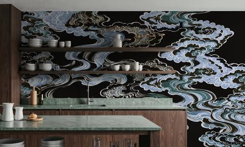 Ukiyo-e Clouds, Midnight