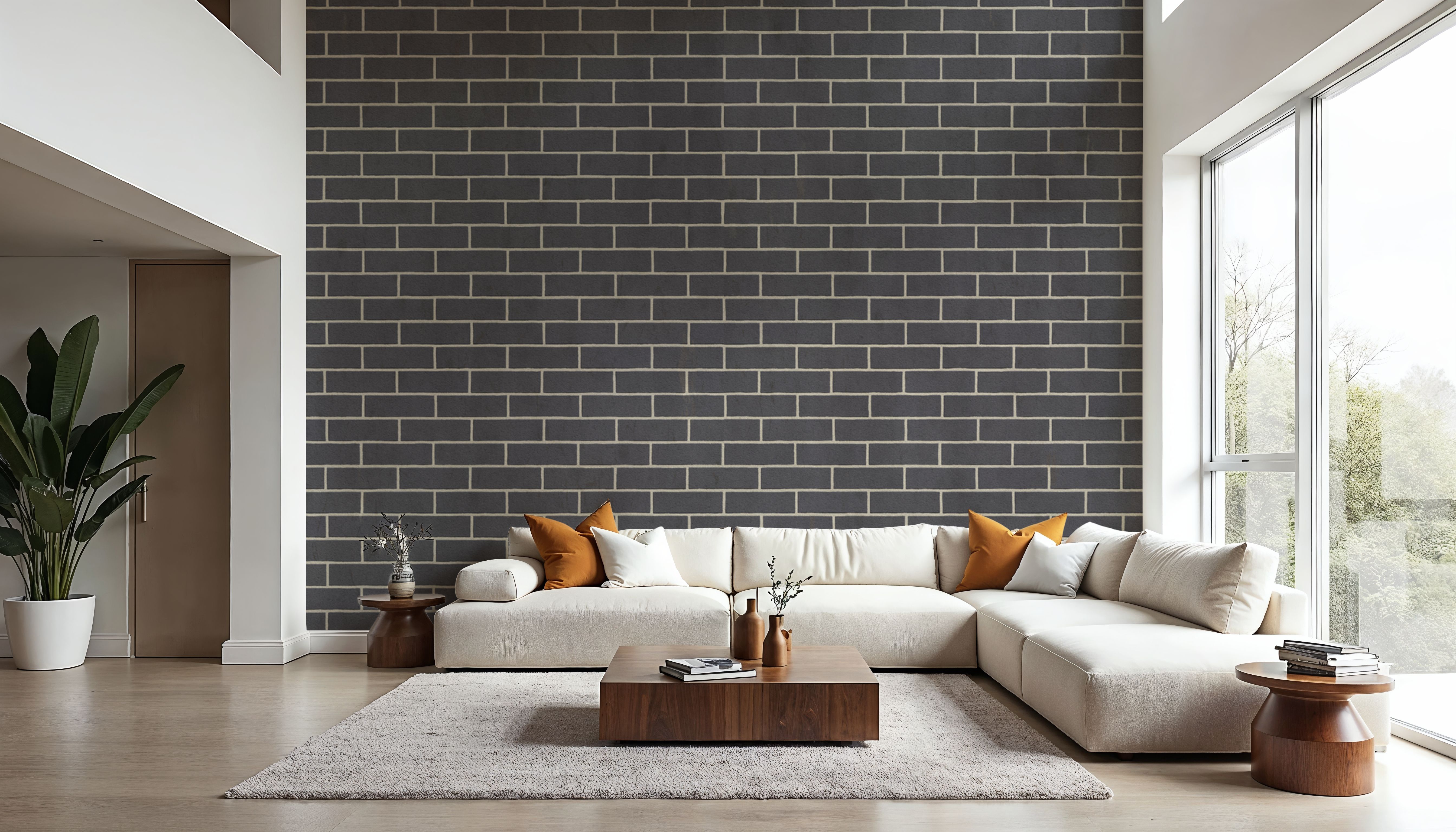 Grey Brick Wall