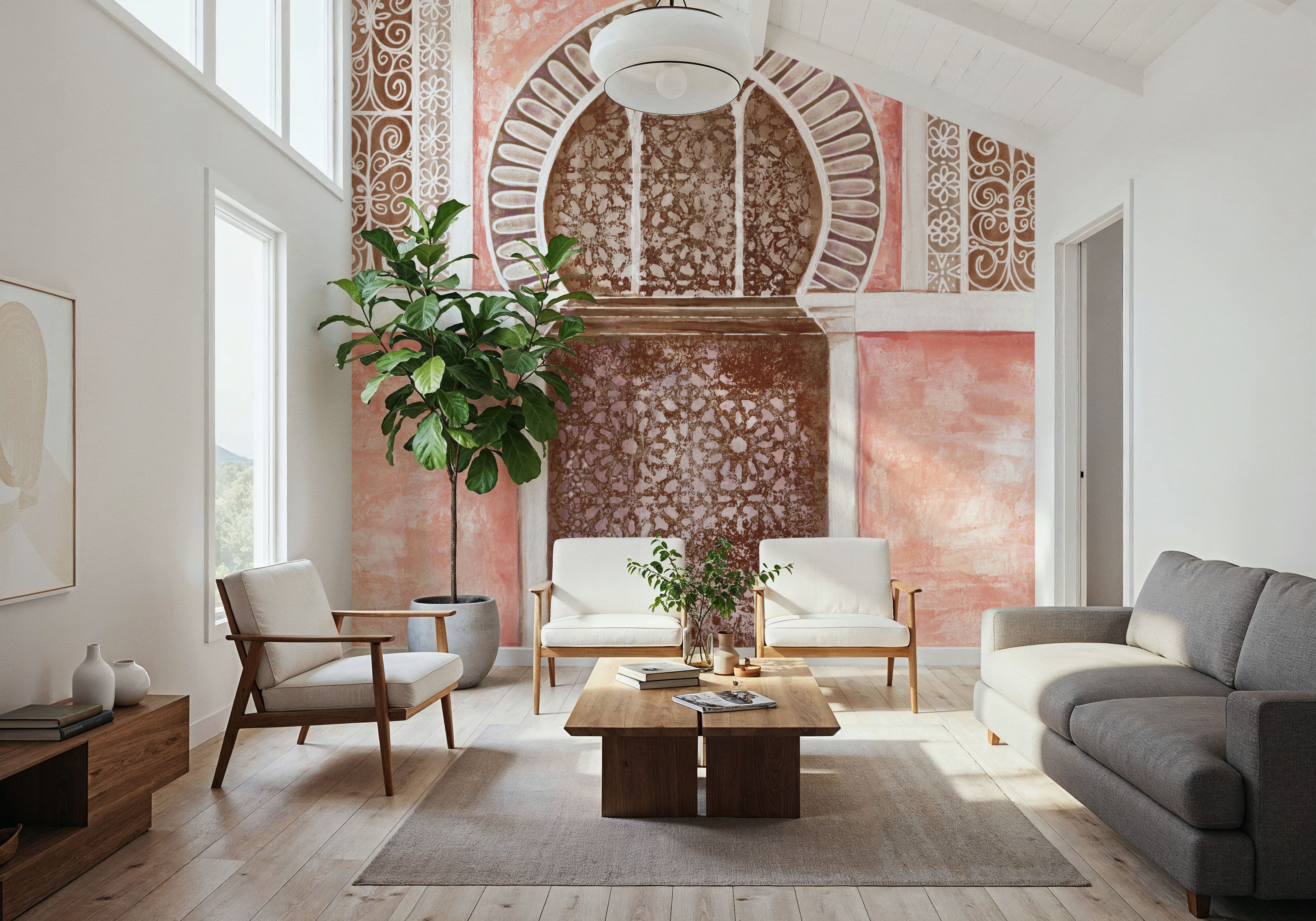 Moroccan Streets Tiled Alcove