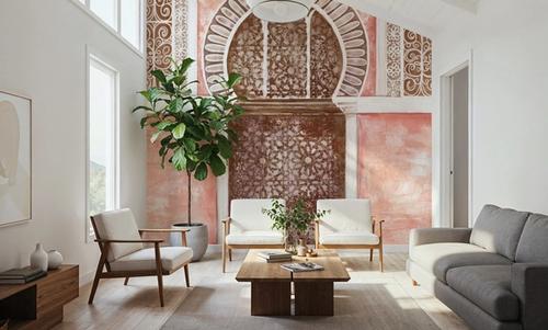 Moroccan Streets Tiled Alcove