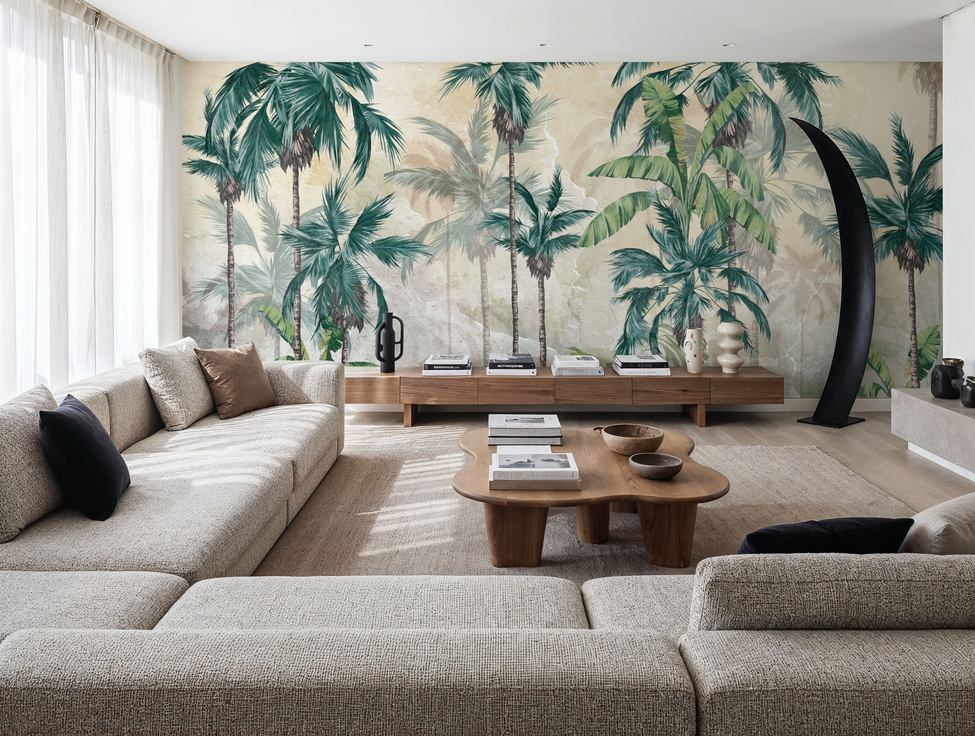 Textured Palm Paradise