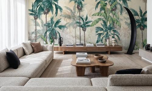 Textured Palm Paradise