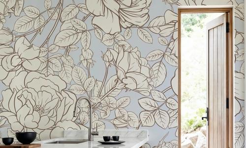 Vintage Rose Blueprint