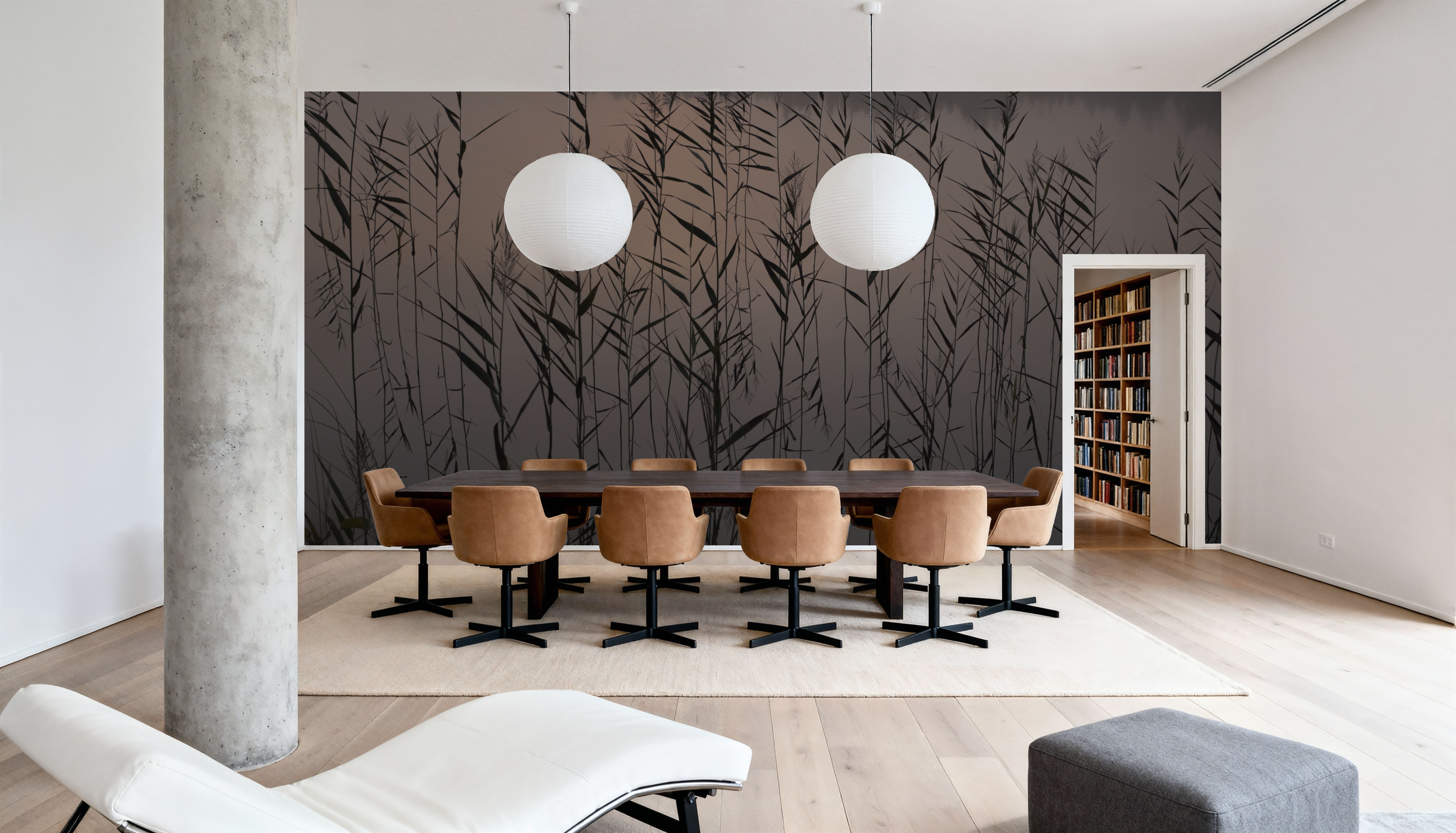 Grass Ears Reflection