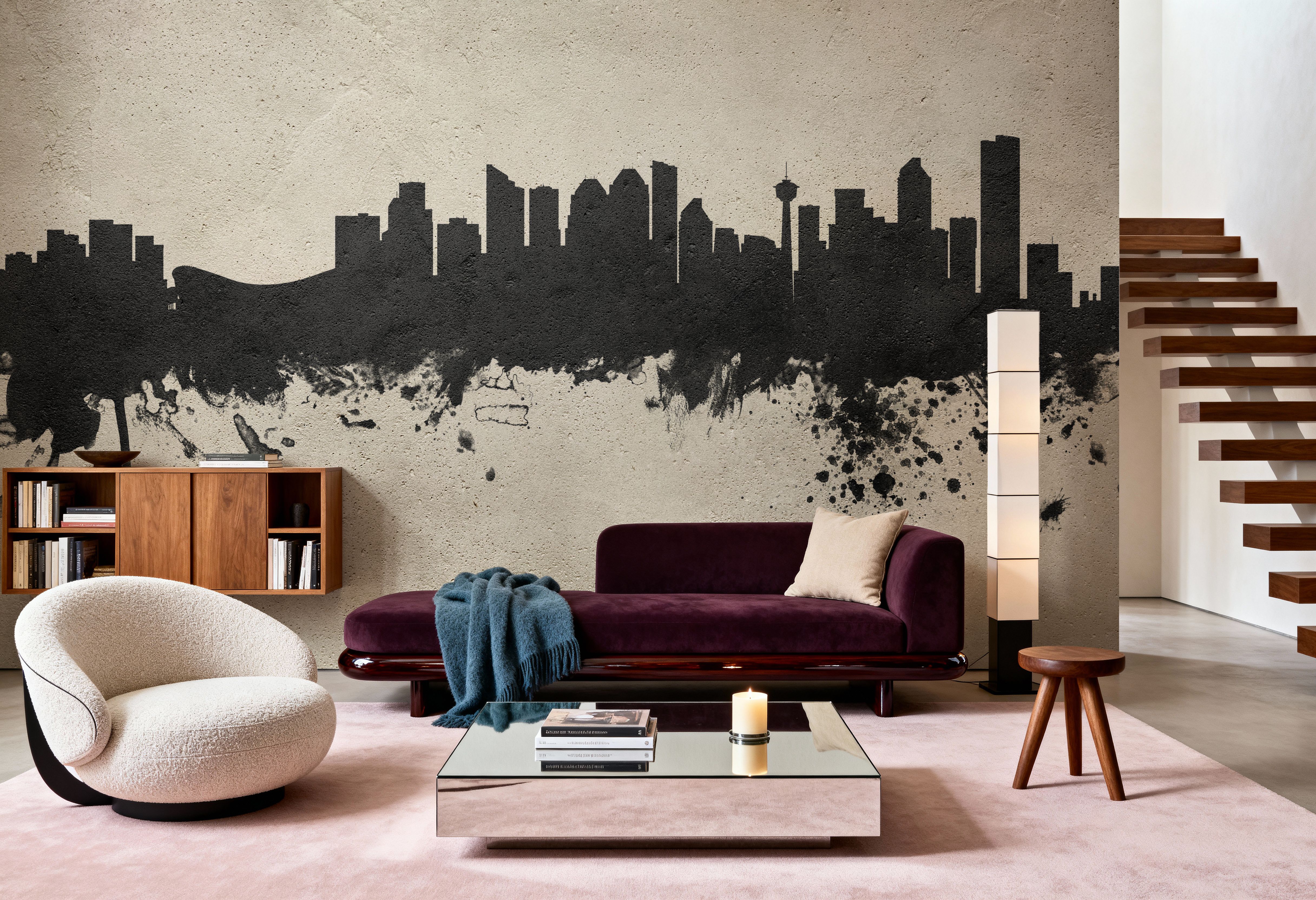 Calgary Canada Skyline Concrete