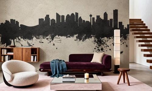 Calgary Canada Skyline Concrete