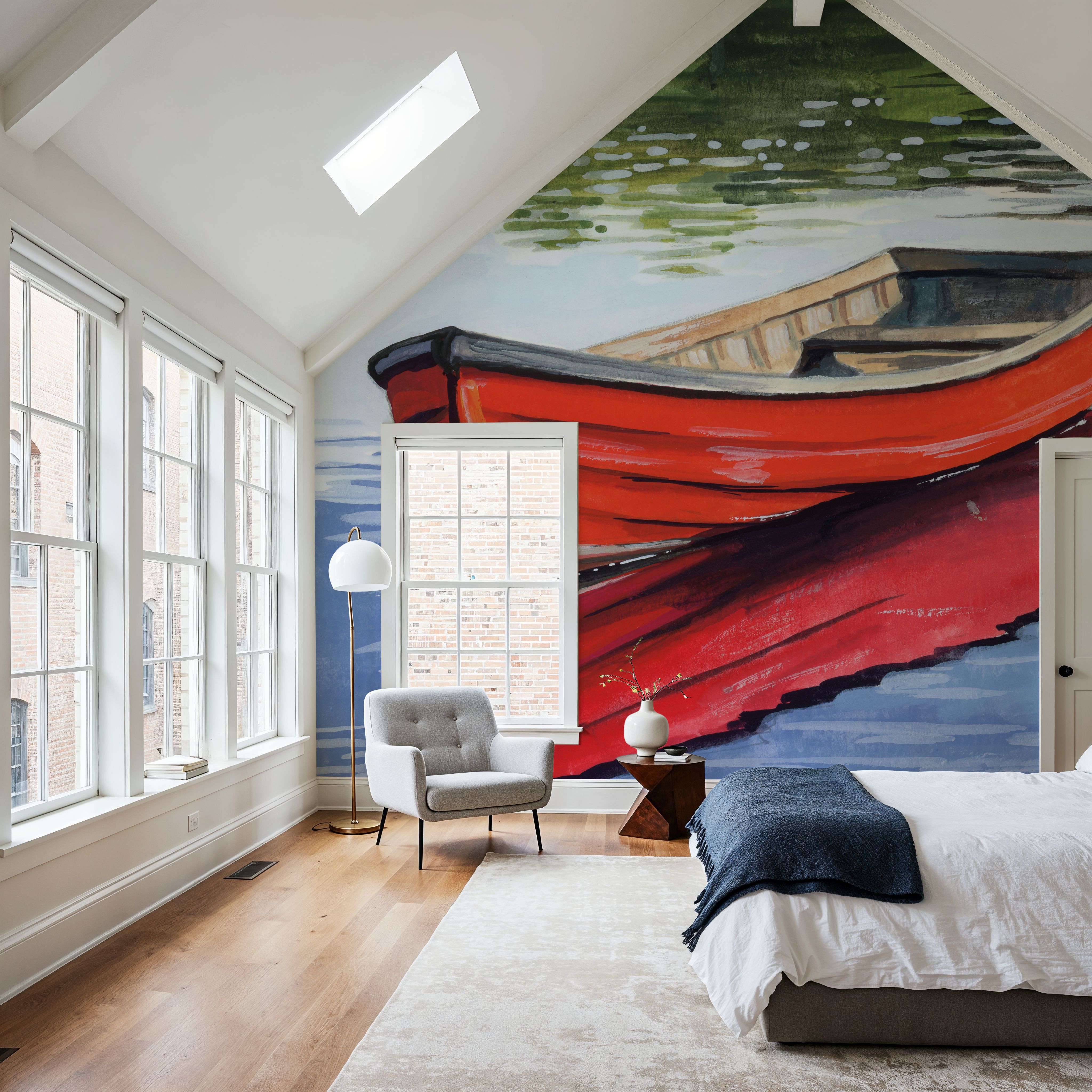 Fishing Boat on Still Water