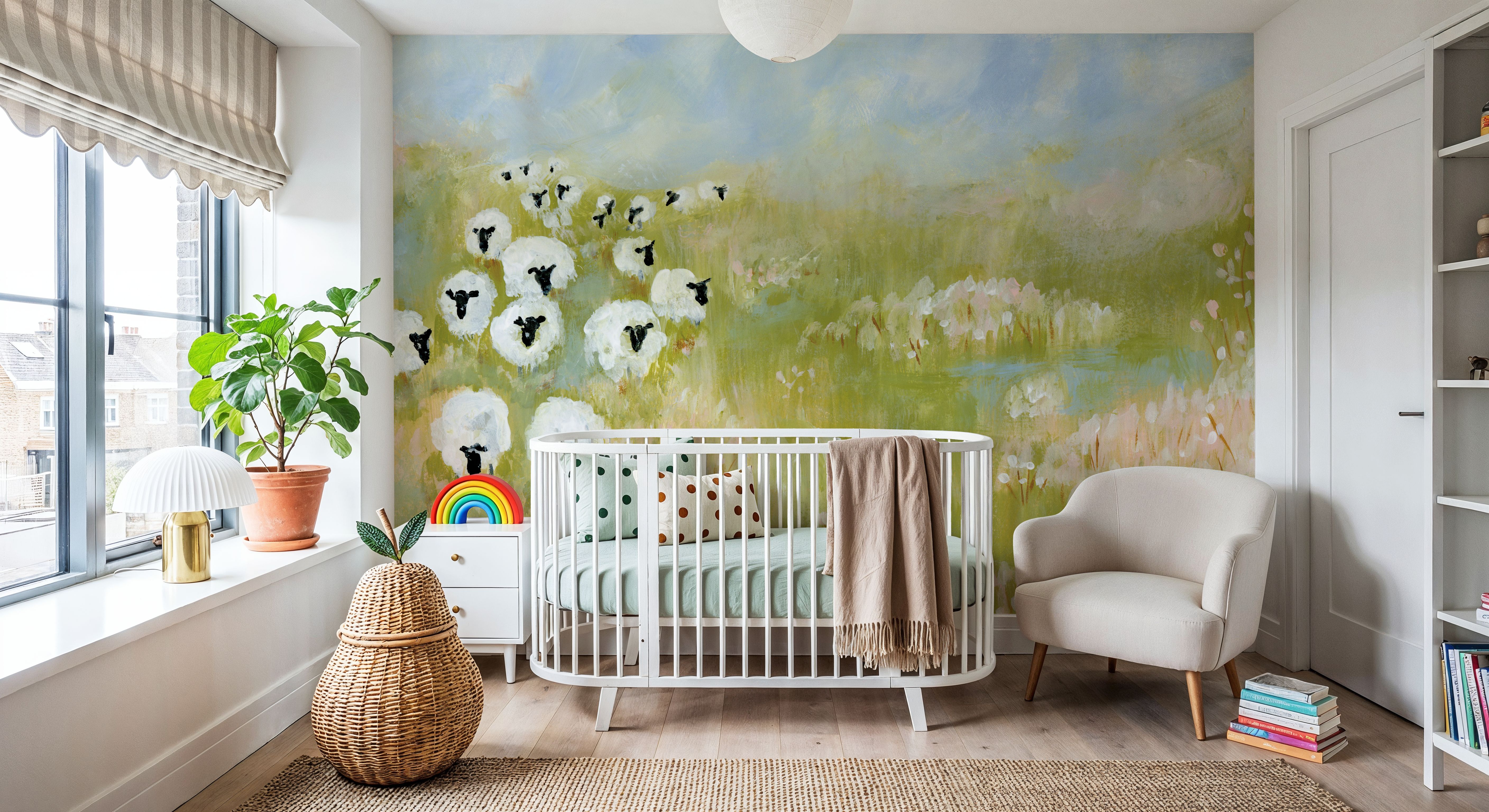 Wildflower Woods Sheep in Pasture