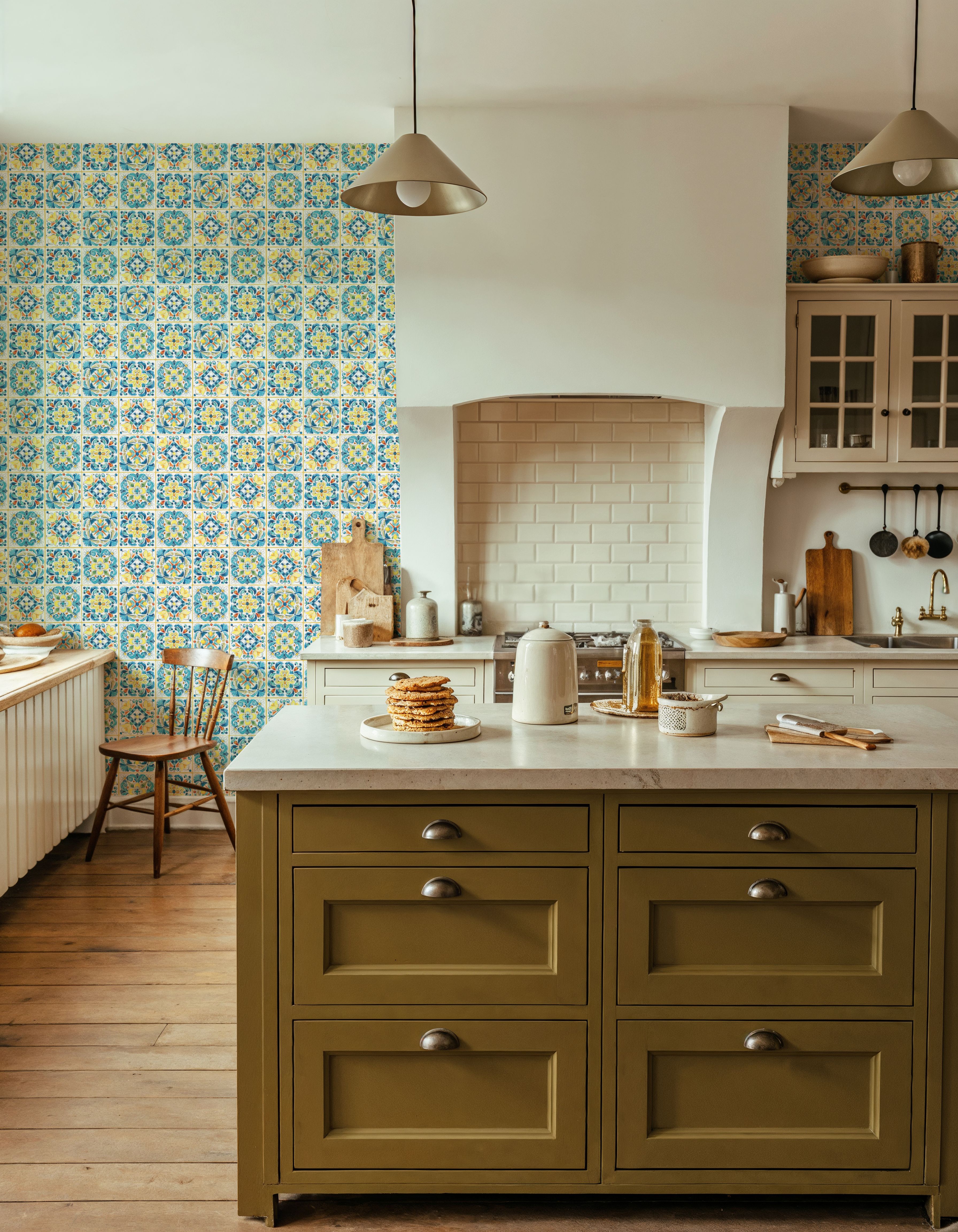 Maritime Tiles Yellow and Blue