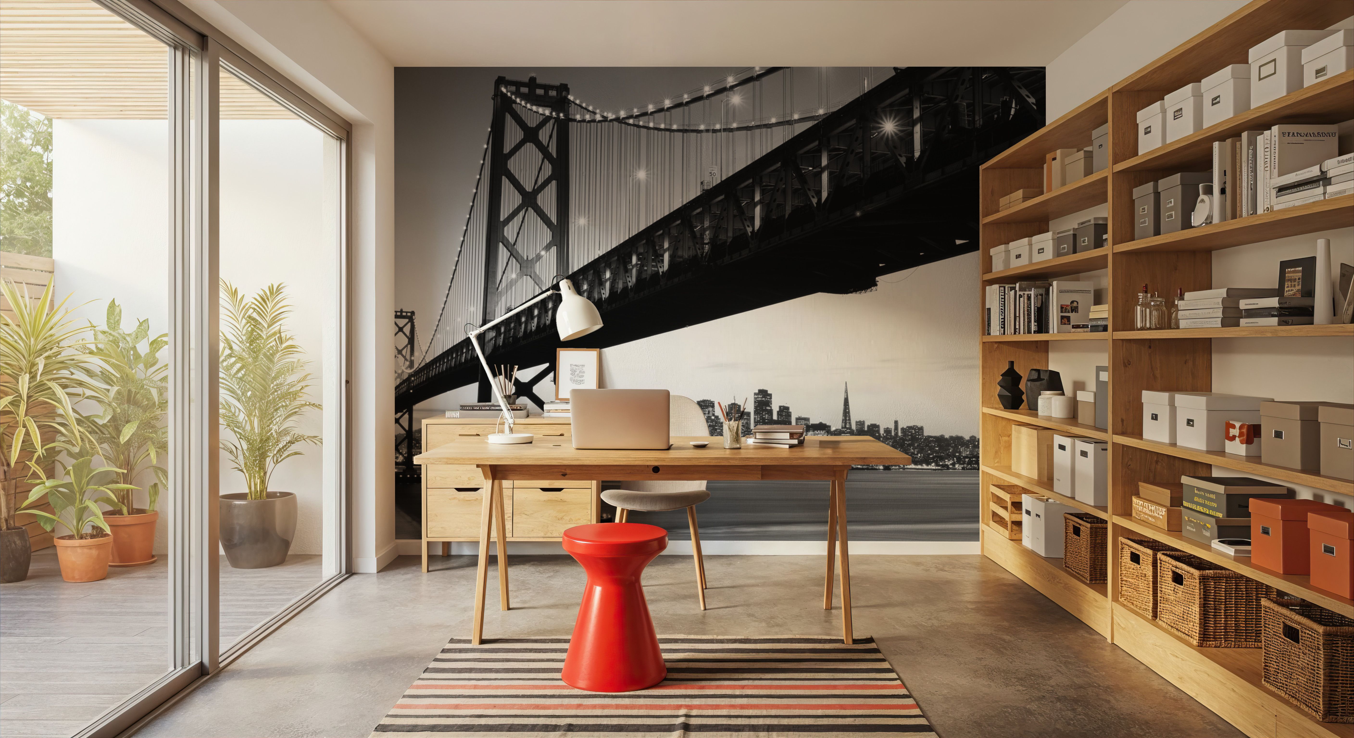 Urban Crossing Black & White, Wallpaper