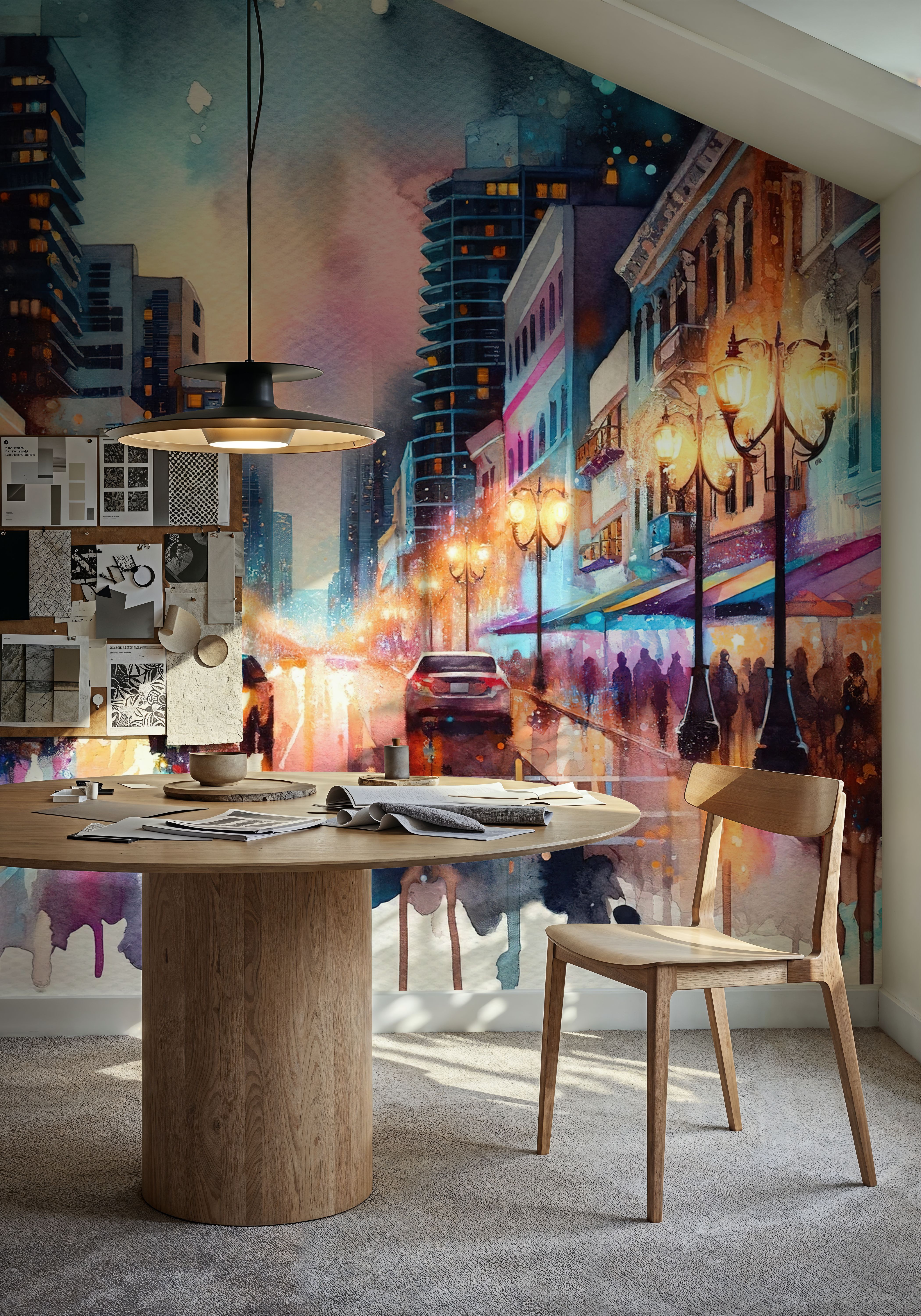 Miami Street At Night