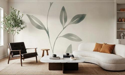 Linen Leaves I