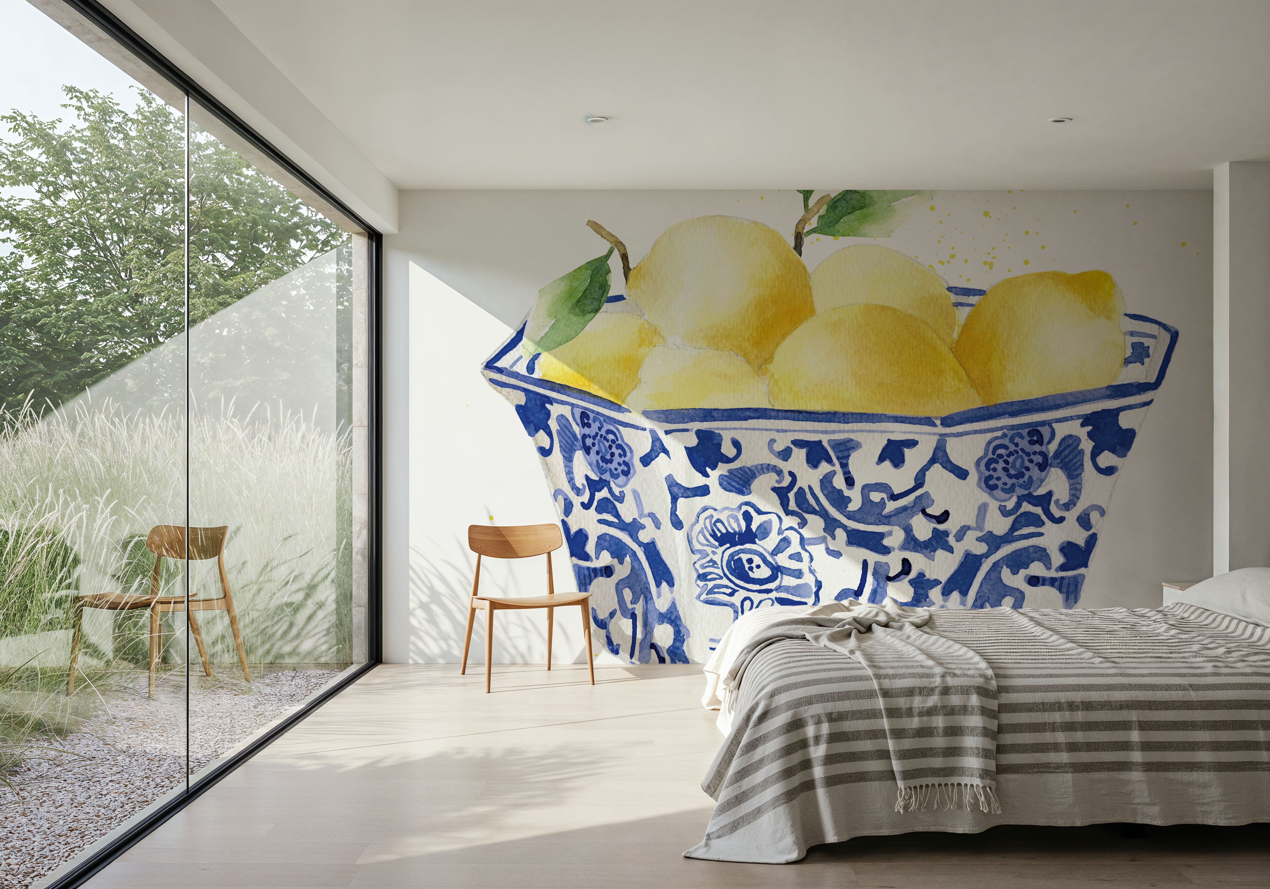 Elegant Lemons, Wallpaper