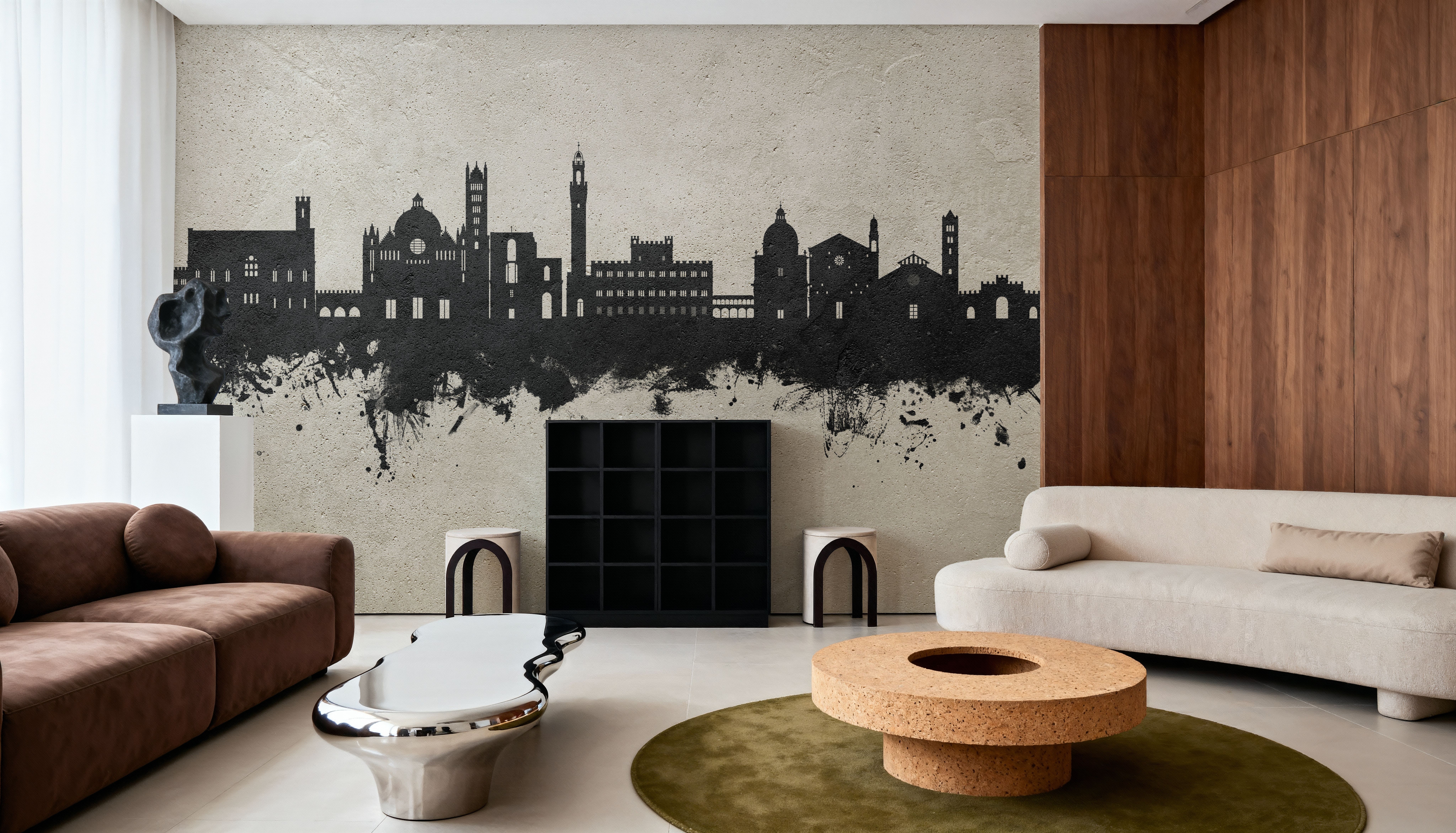 Siena Italy Skyline Concrete