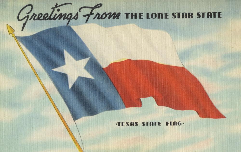 Greetings from the Lone Star State - Screenprint Postcard