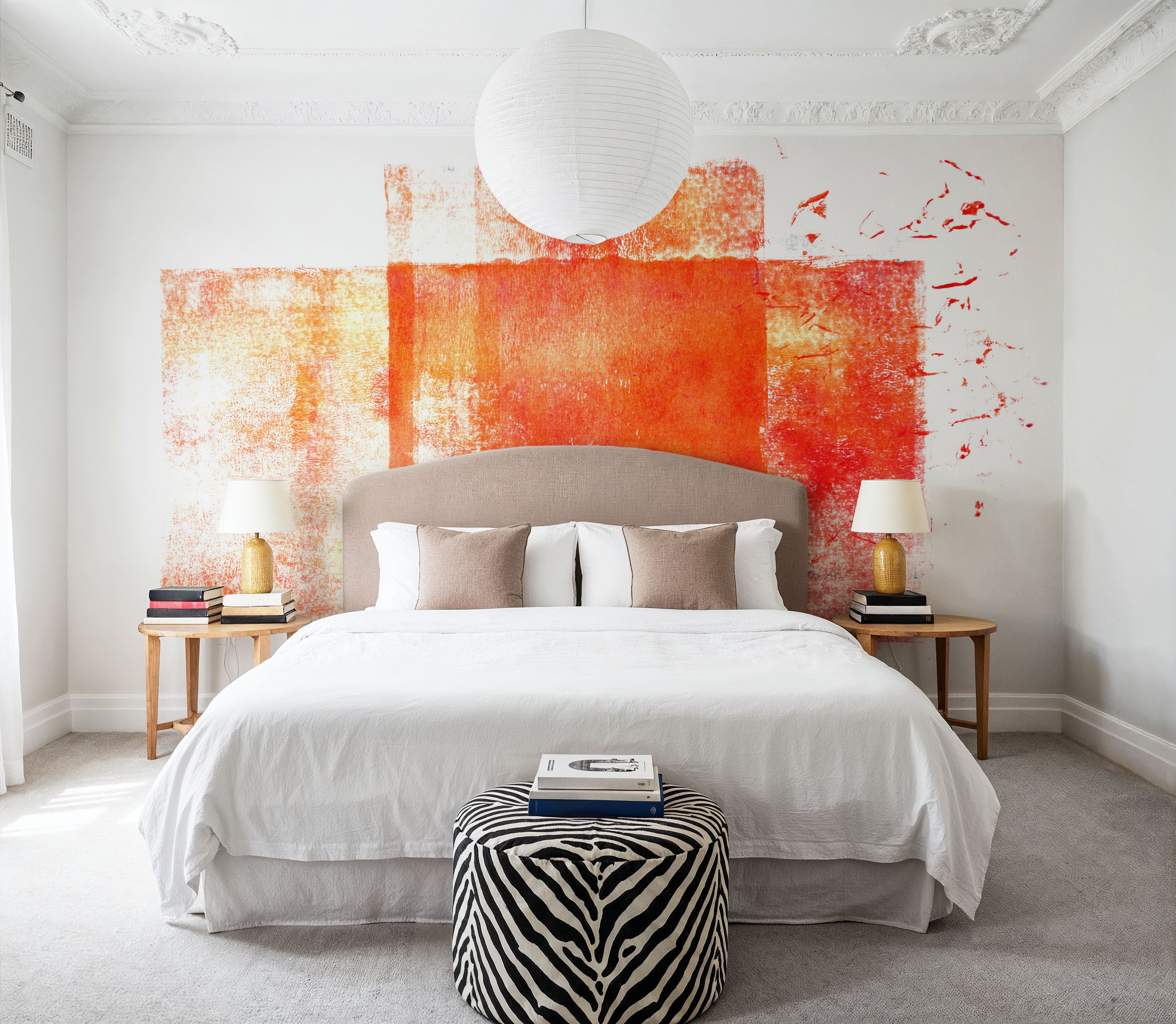 Rustic Red Geometry