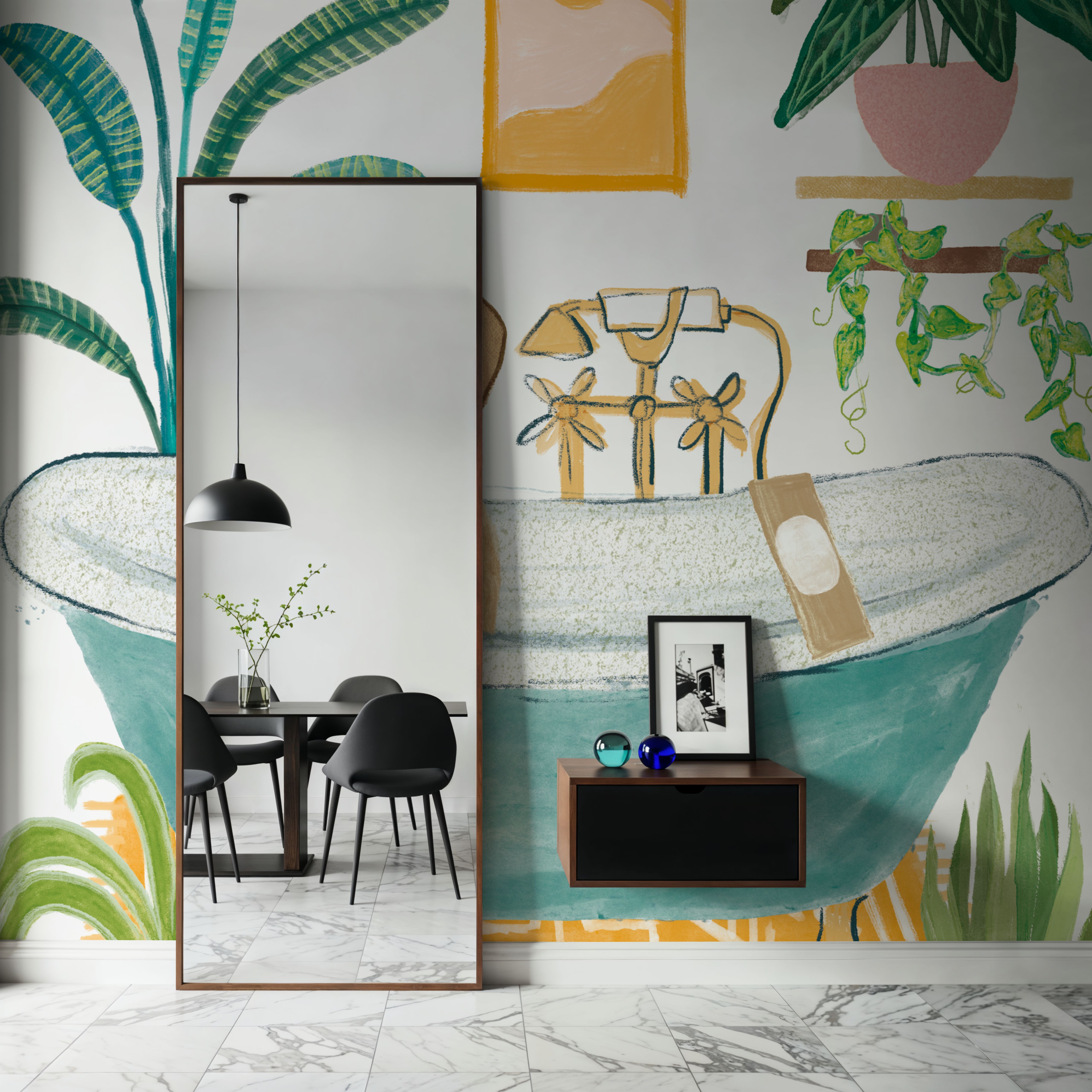 Urban Jungle Bath IV Pet