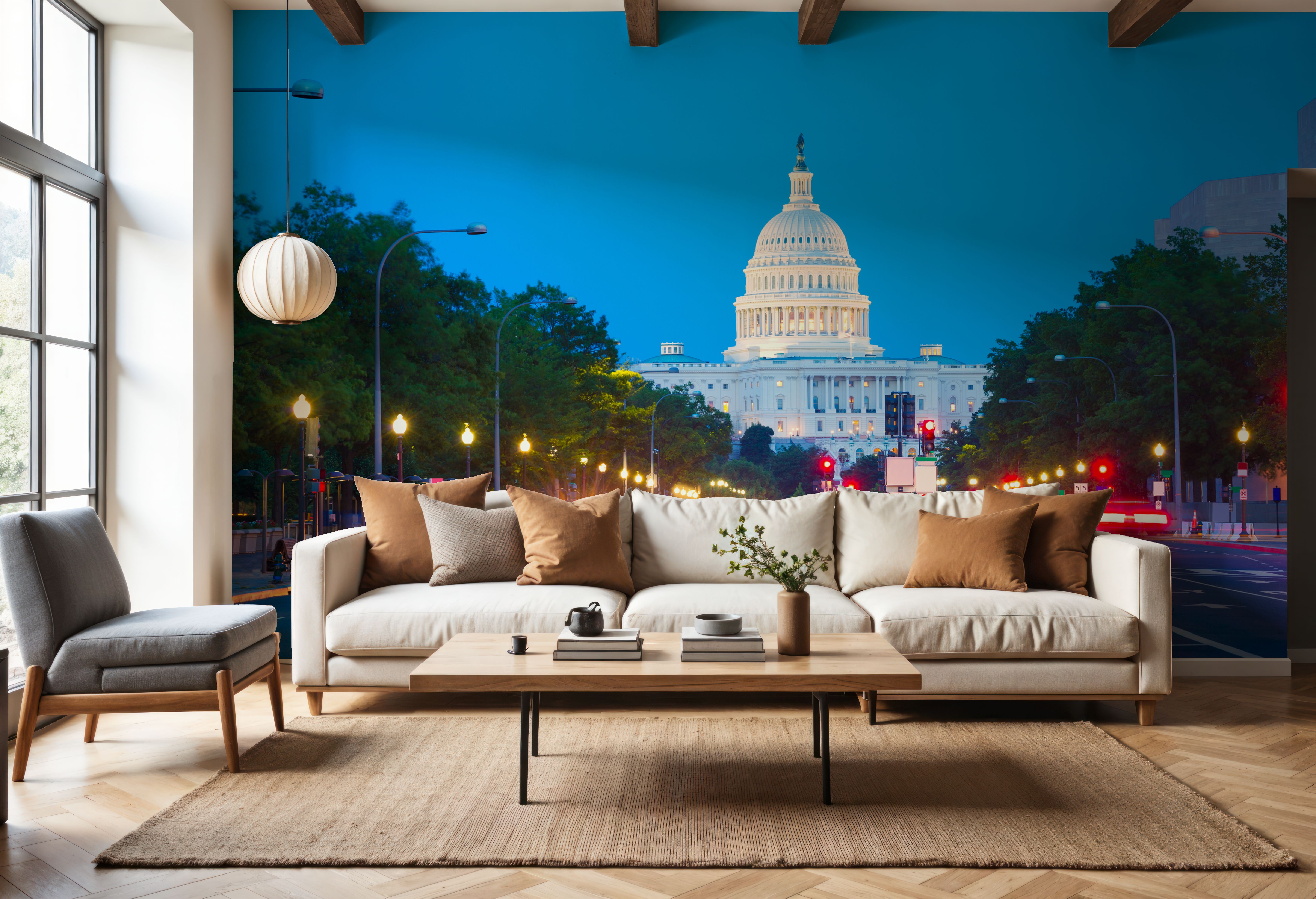 Capitol Sunset, Wallpaper