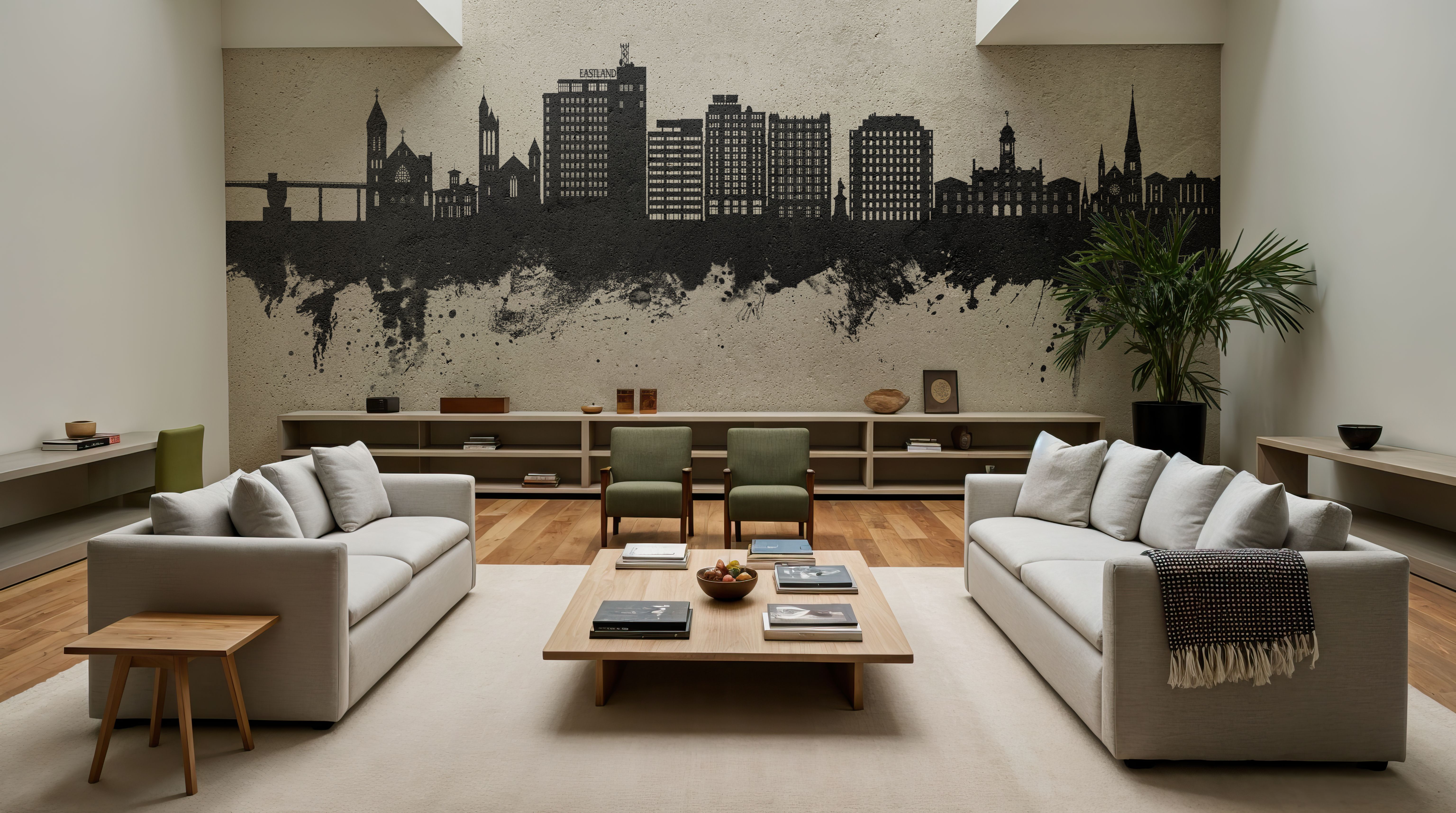 Portland Maine Skyline Concrete