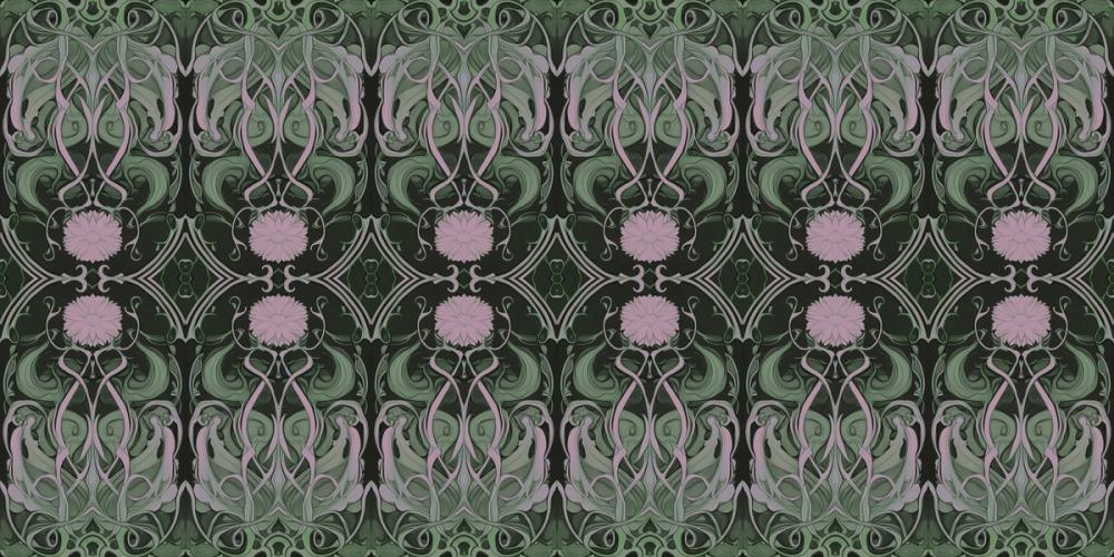 Art Noveau III Green