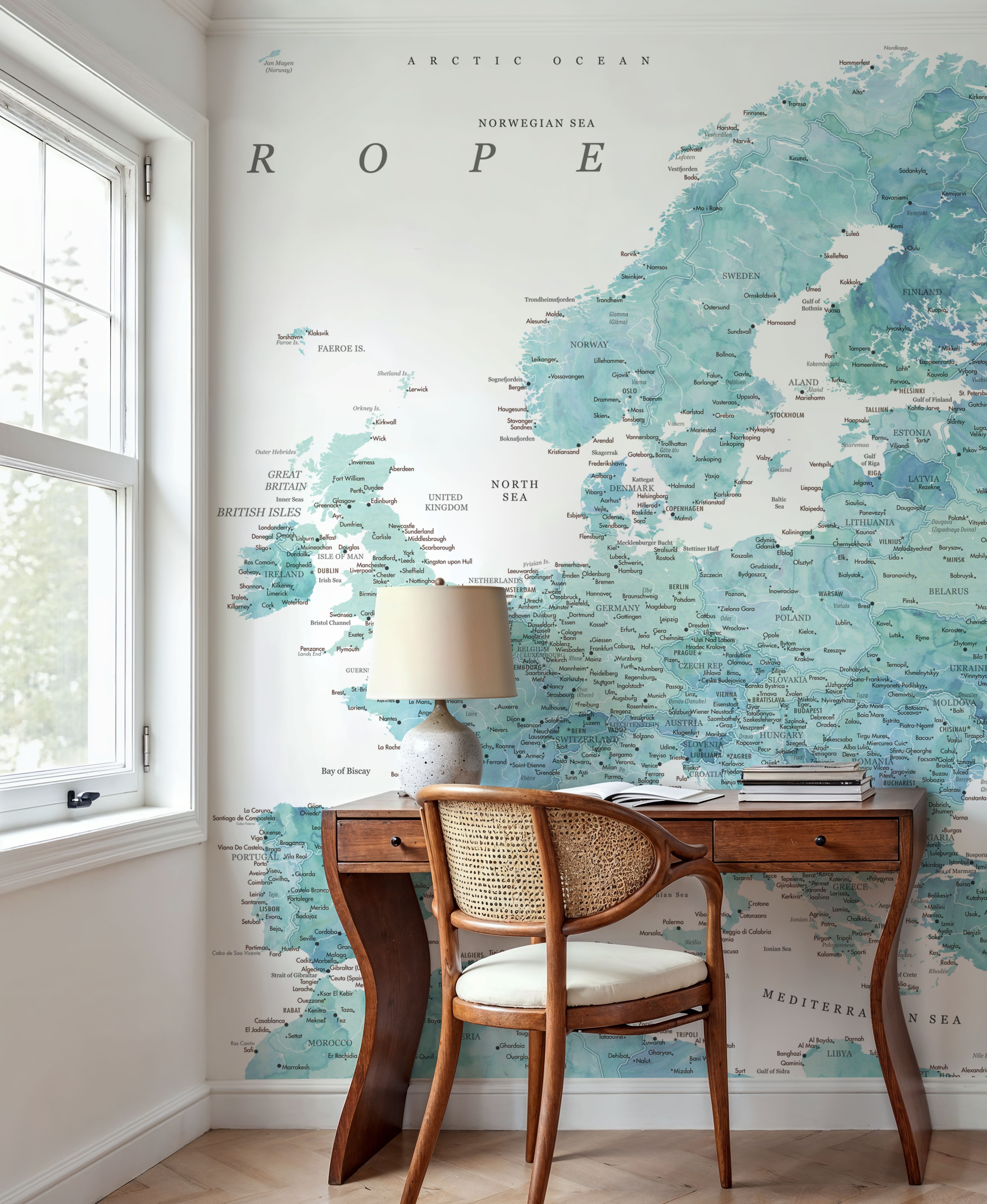 Europe Map Detailed - Maizah