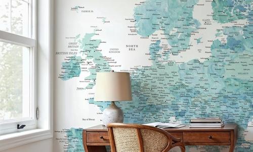 Europe Map Detailed - Maizah