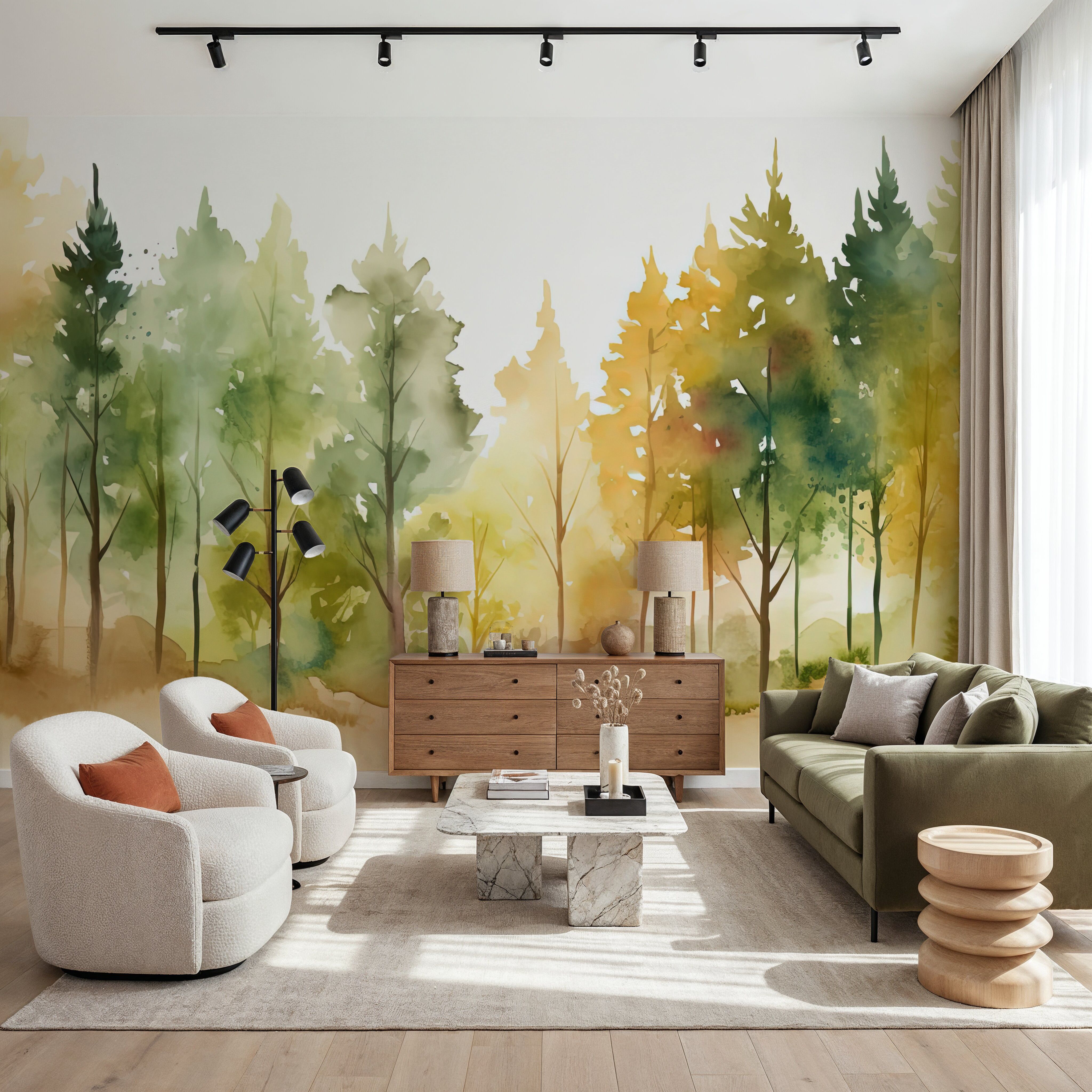 Watercolor Woods