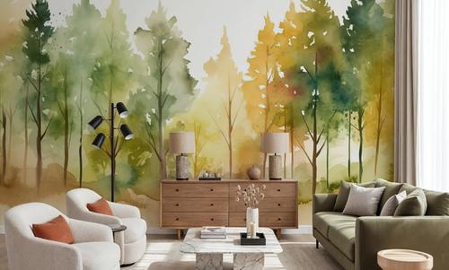 Watercolor Woods