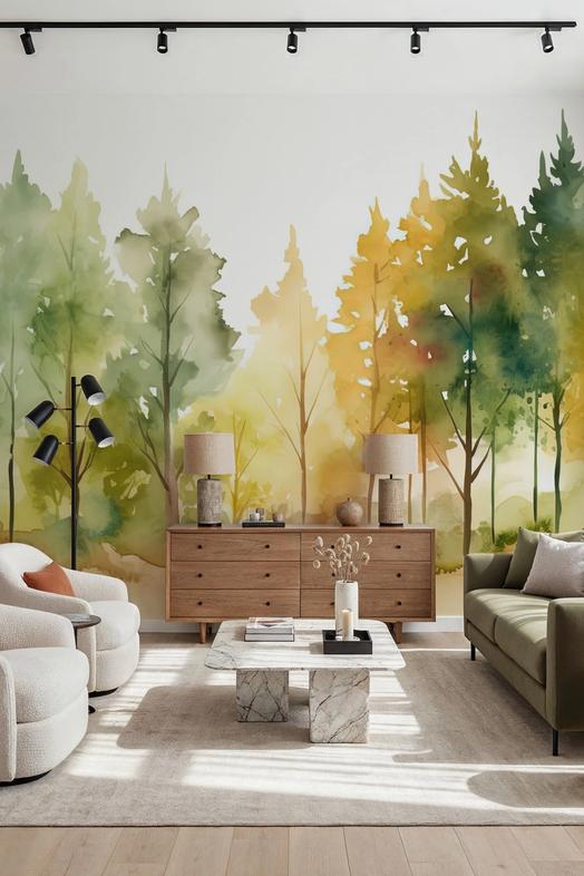 Watercolor Woods
