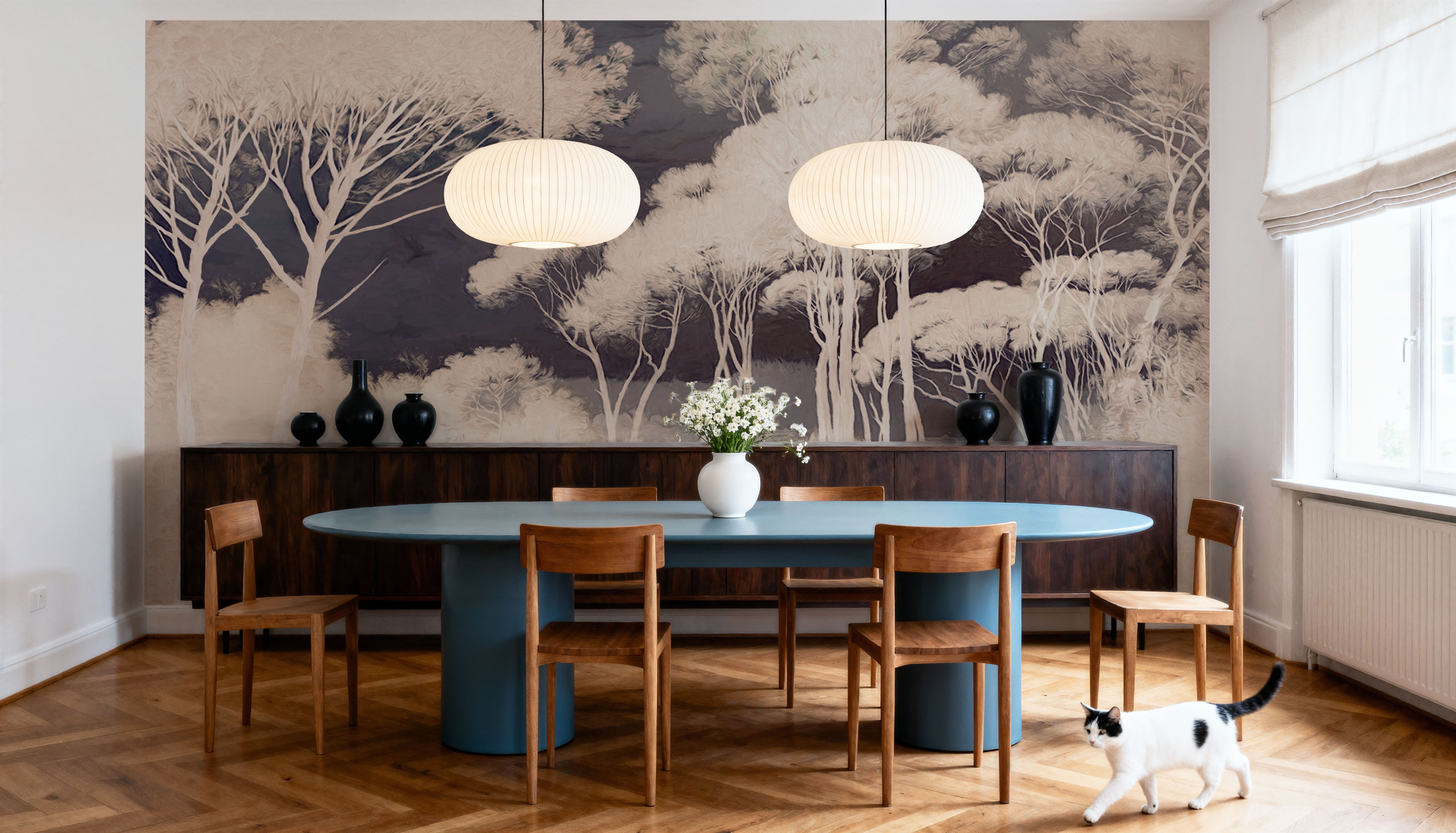 Seeing Through the Forest Yellow, Wallpaper