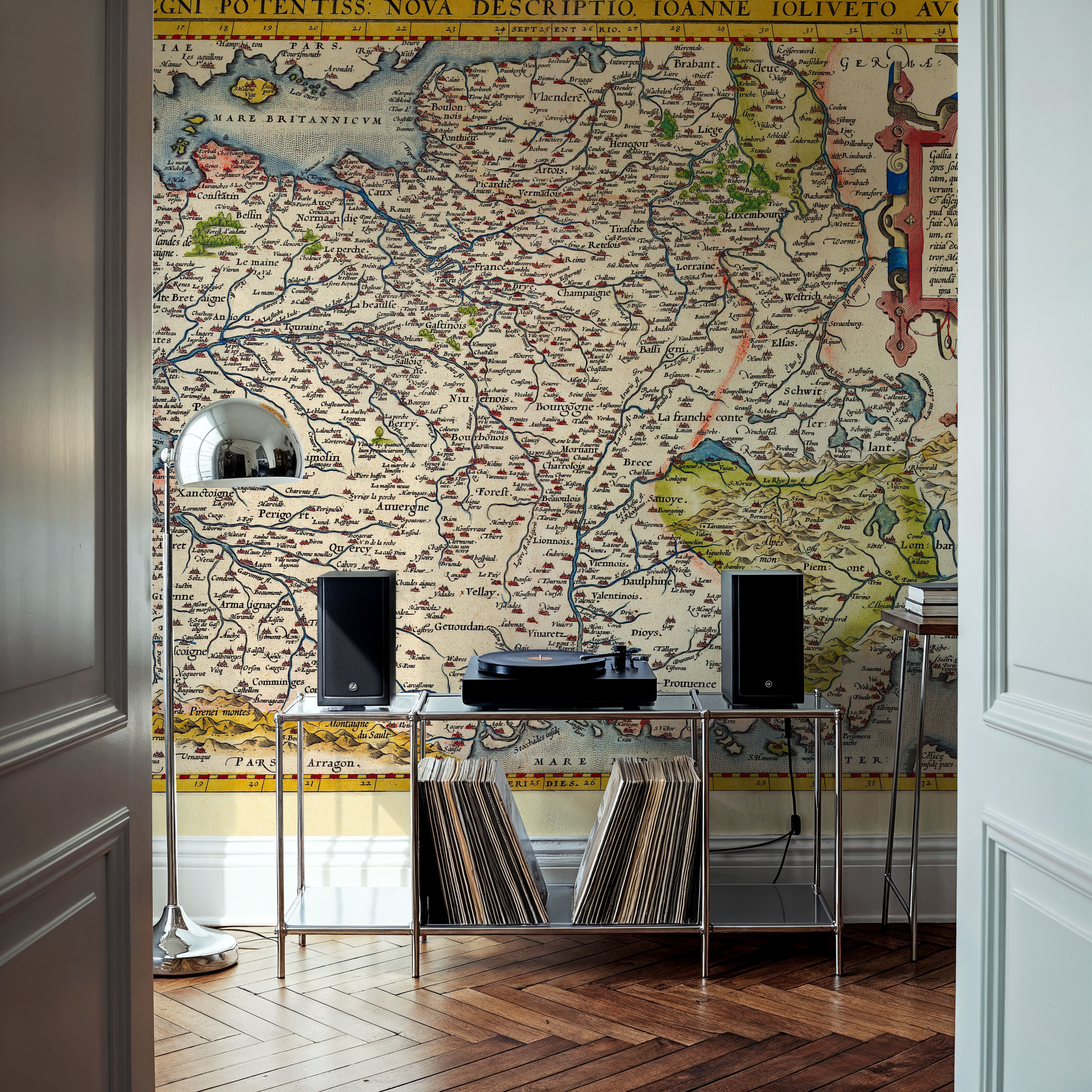 Old Map of France, 1570