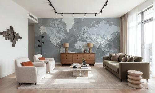 World Map Cities - Zanders