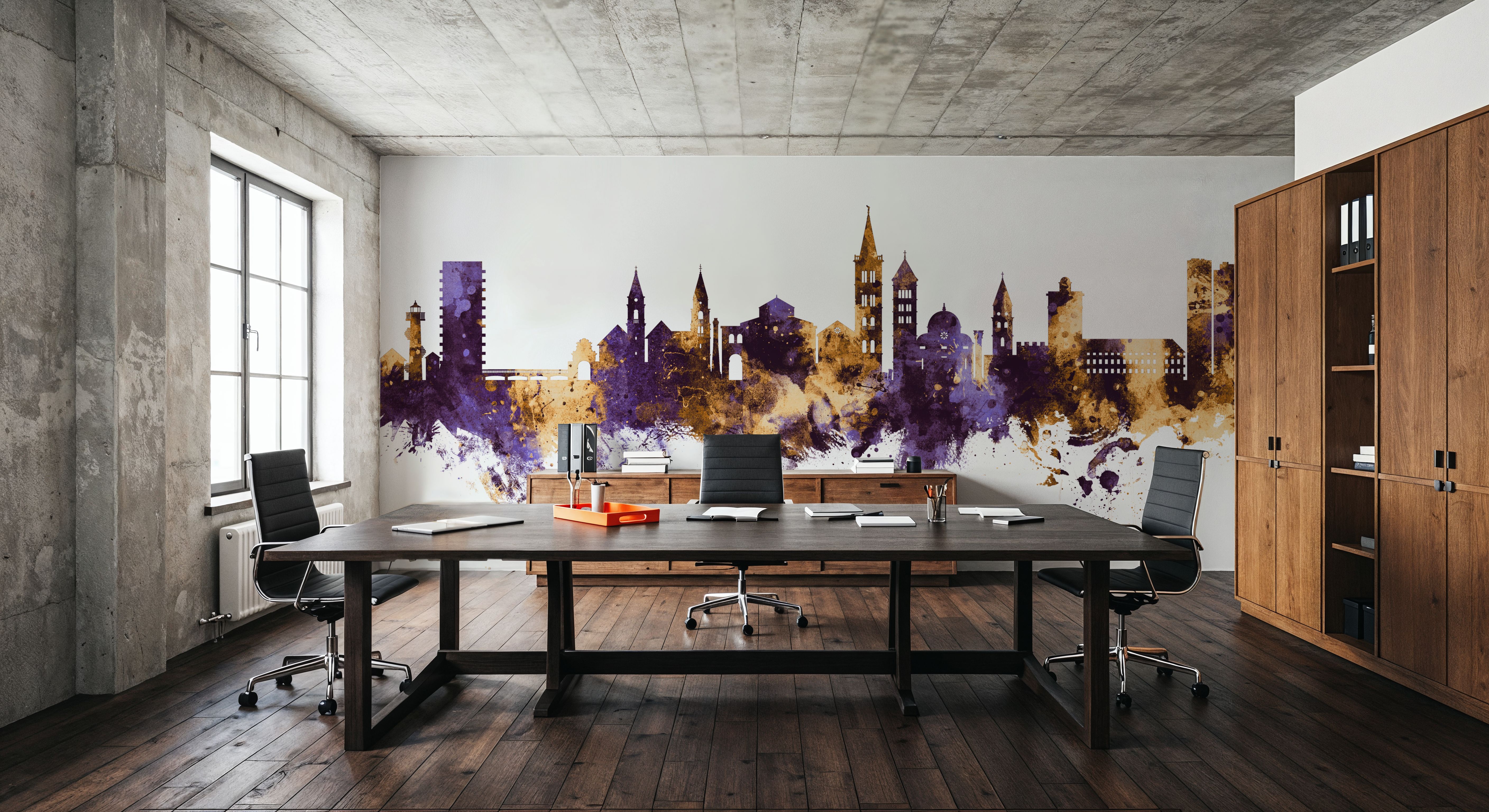 Zadar Croatia Skyline Purple & Gold