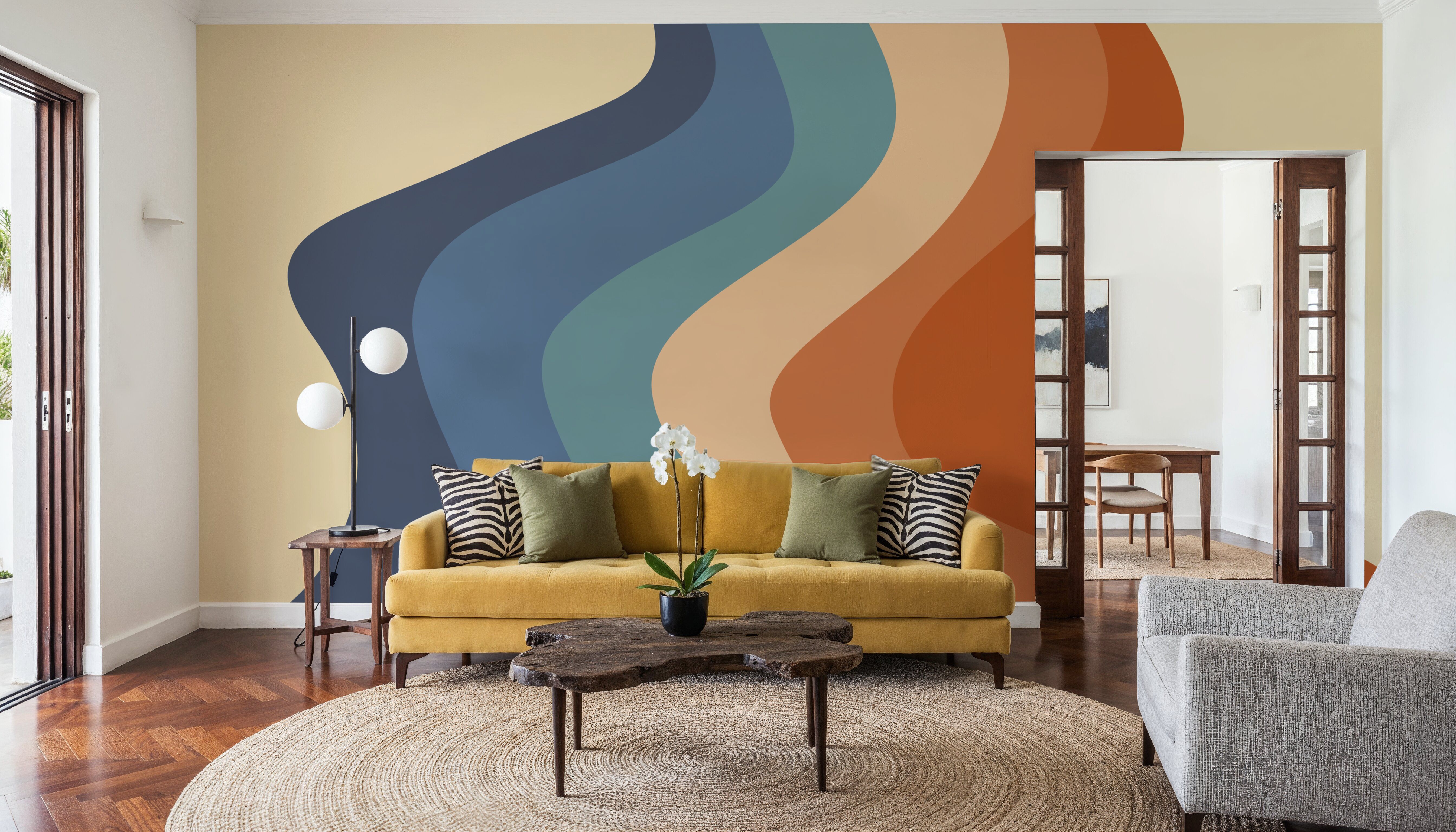 Swirly Hippie Rainbow