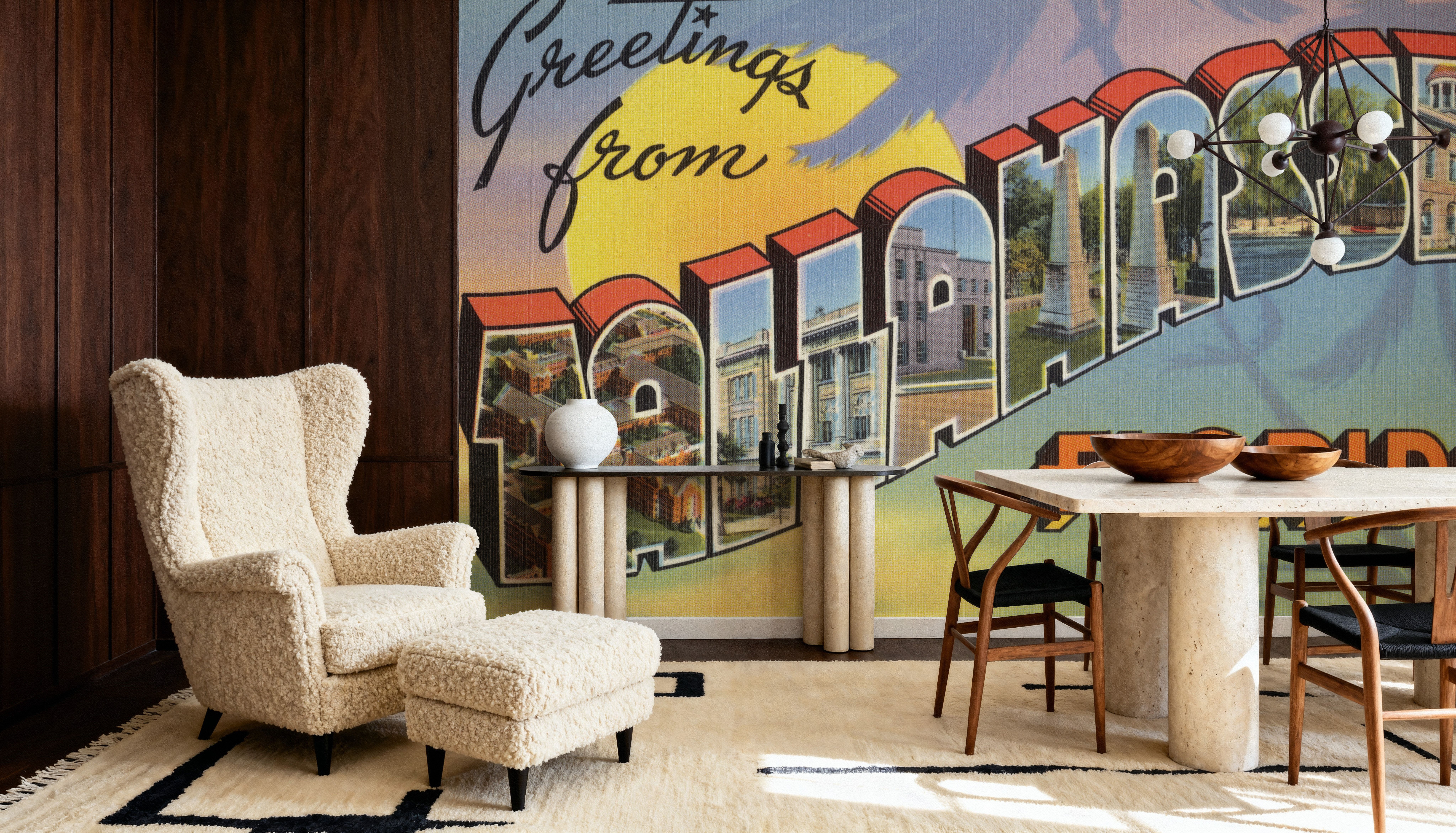 Greetings from Tallahassee - Screenprint Postcard