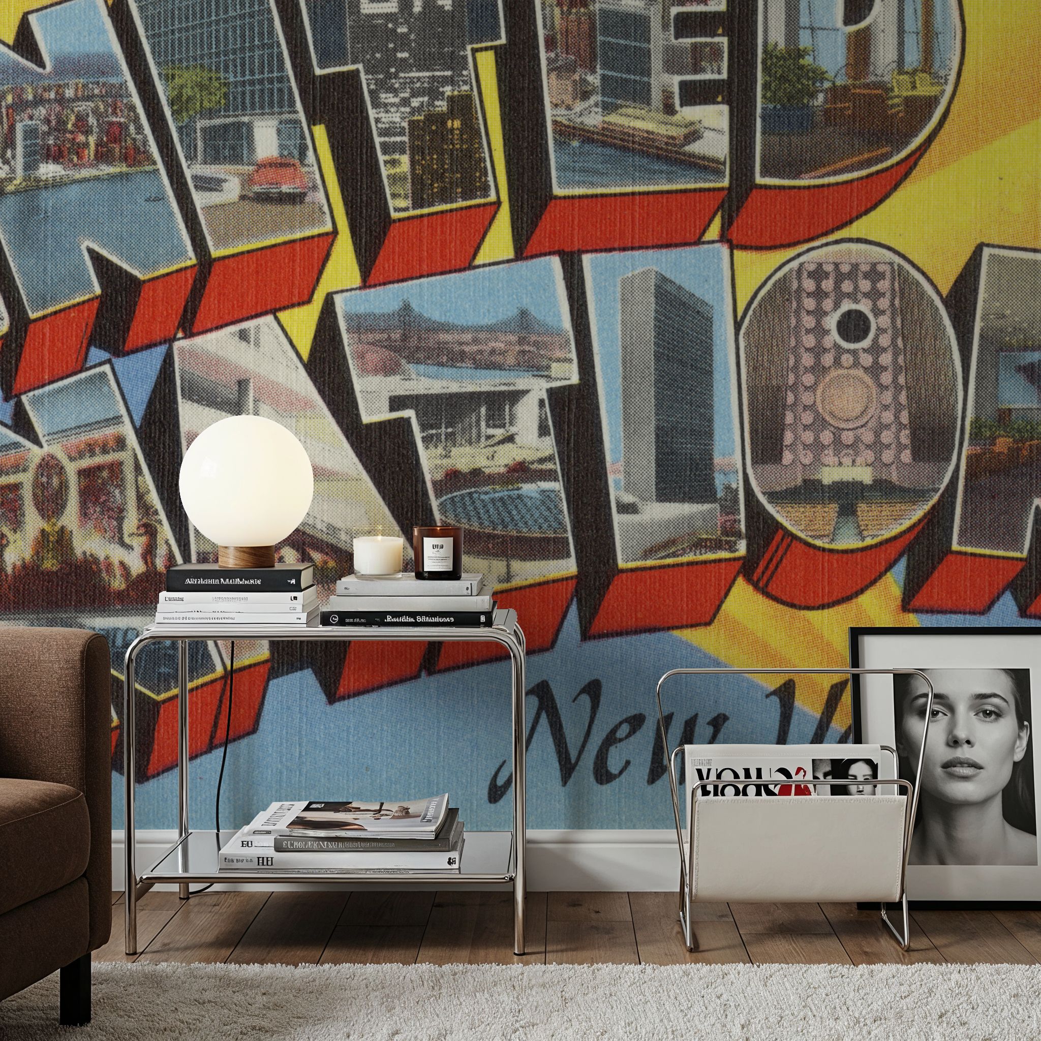 Greetings from the UN - Screenprint Postcard