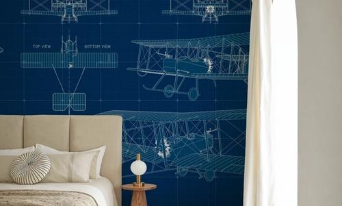 Single Biplane Blueprint