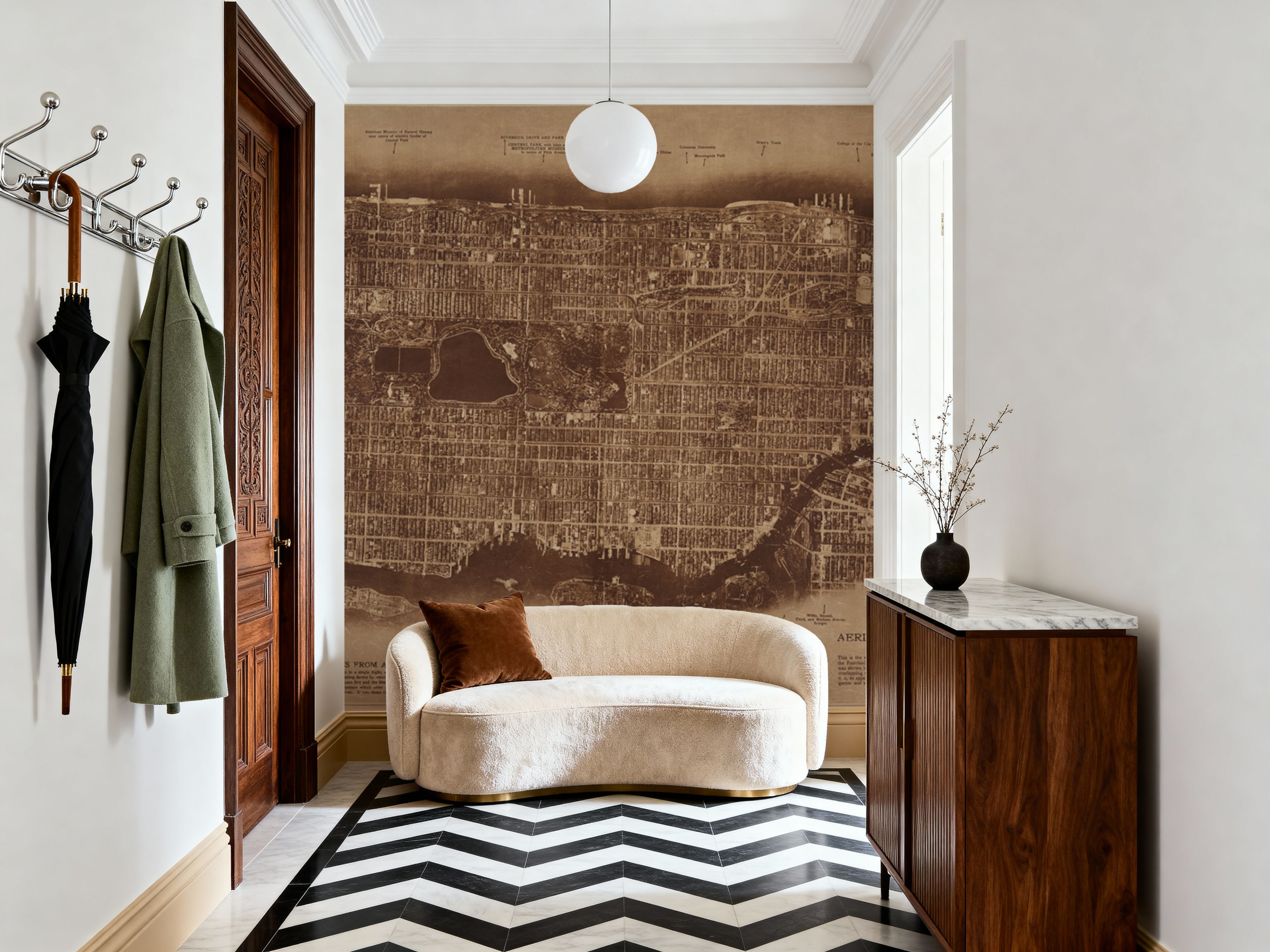 Manhattan from Above 1922 Vintage