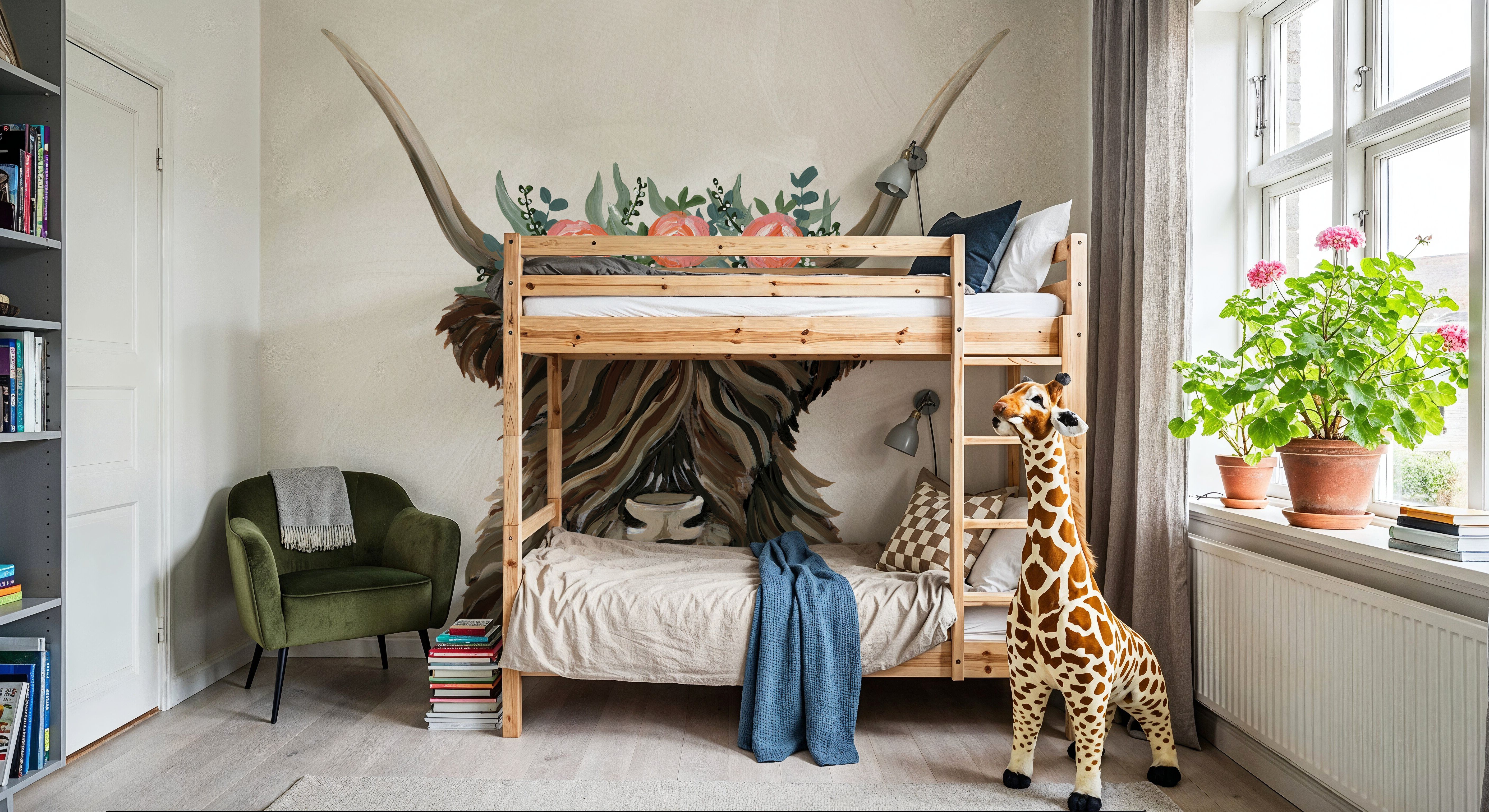 Longhorn with Rose Crown Texture