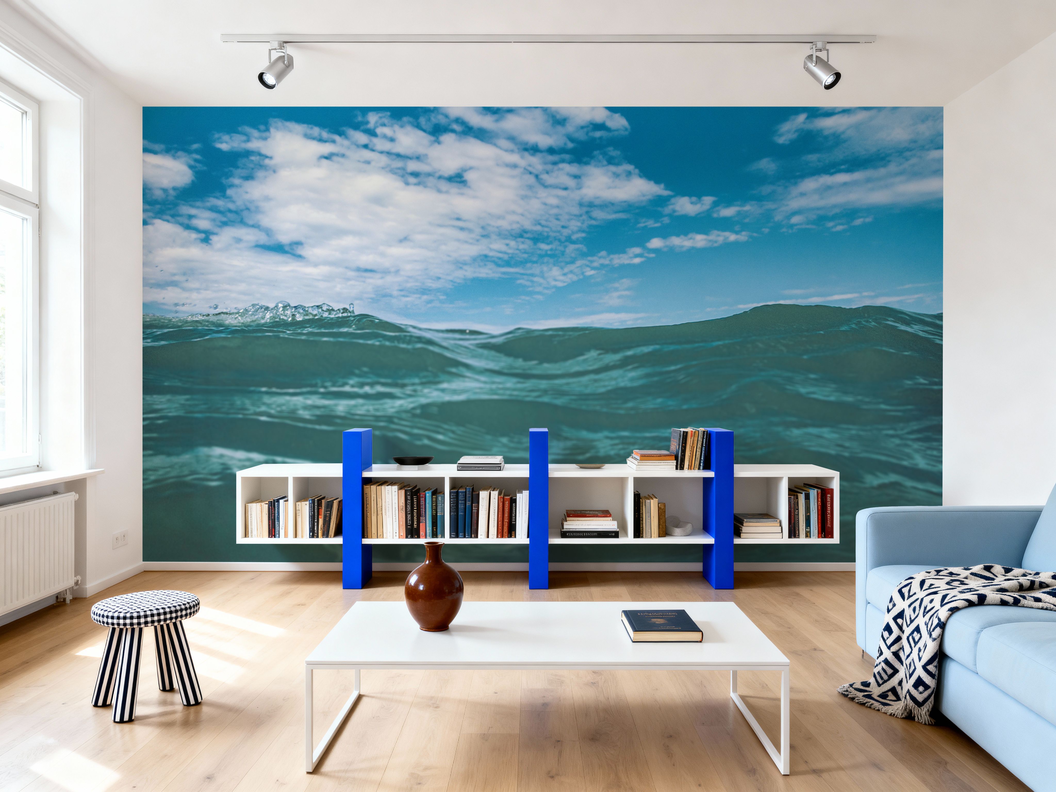 Floating in the Ocean