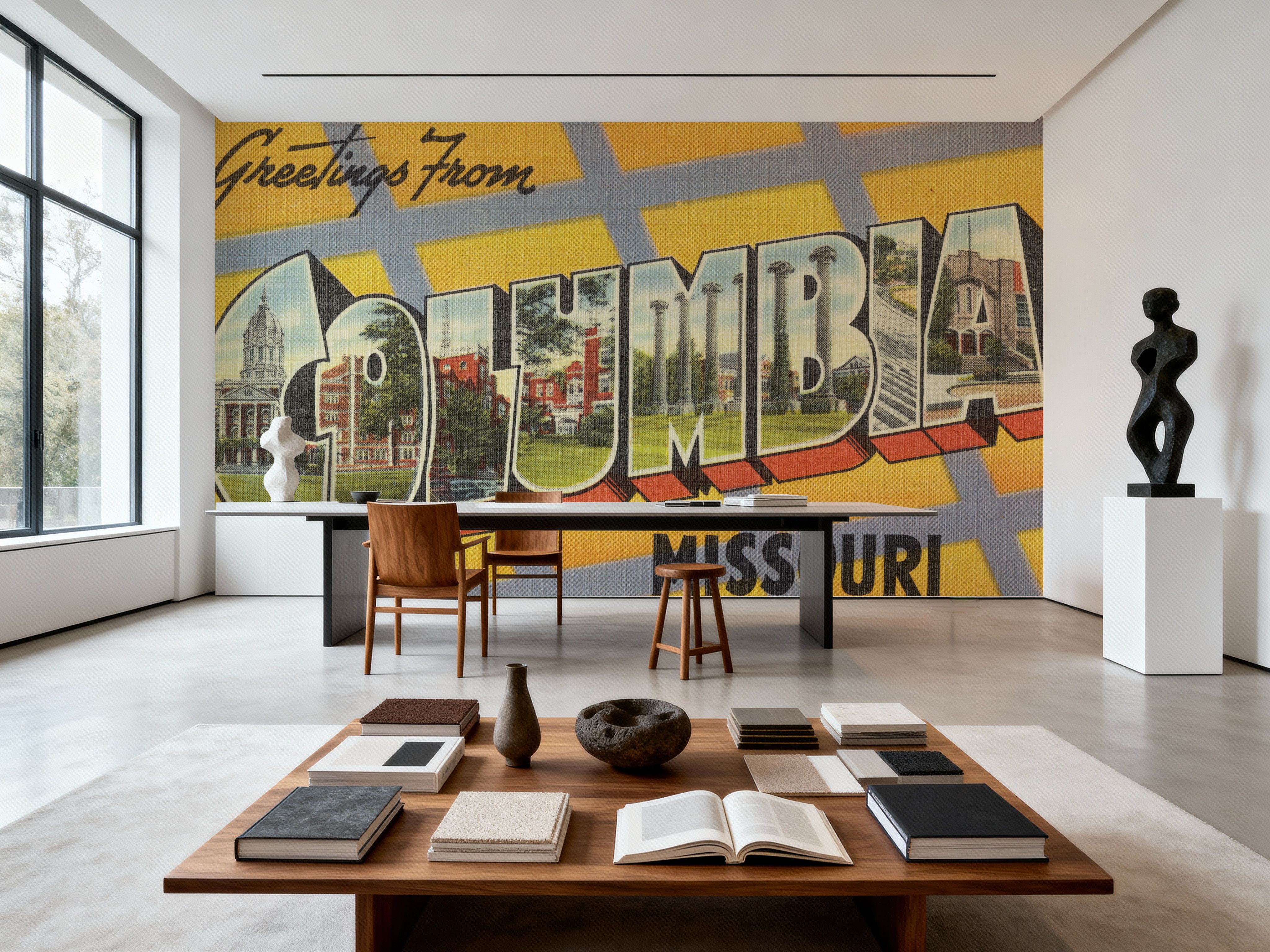 Greetings from Columbia - Screenprint Postcard
