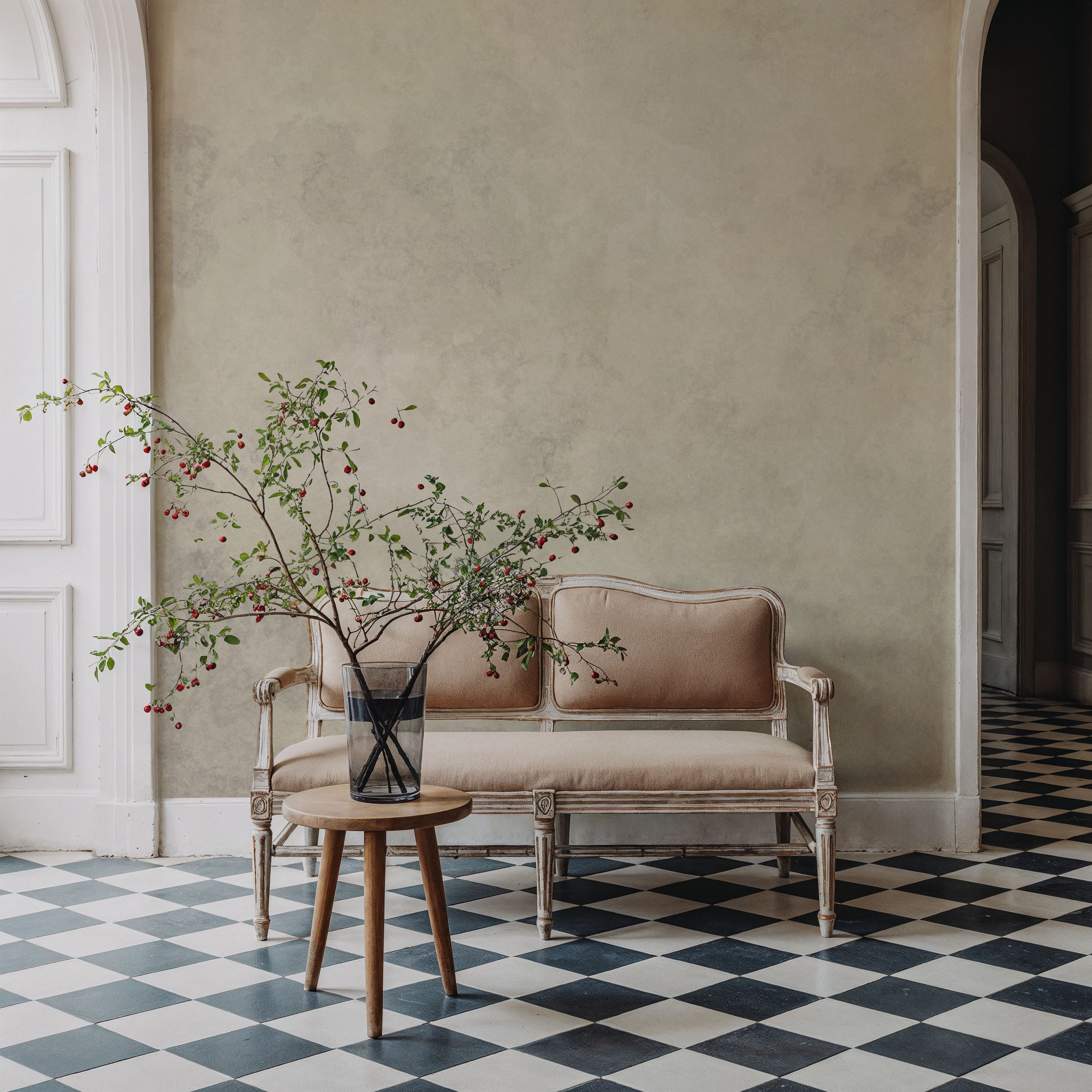 Subtle Plaster Wall, Alpine Oat