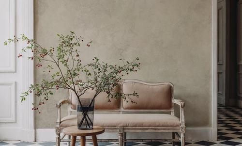 Subtle Plaster Wall, Alpine Oat