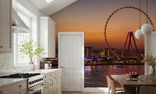 Sunset Ferris Wheel
