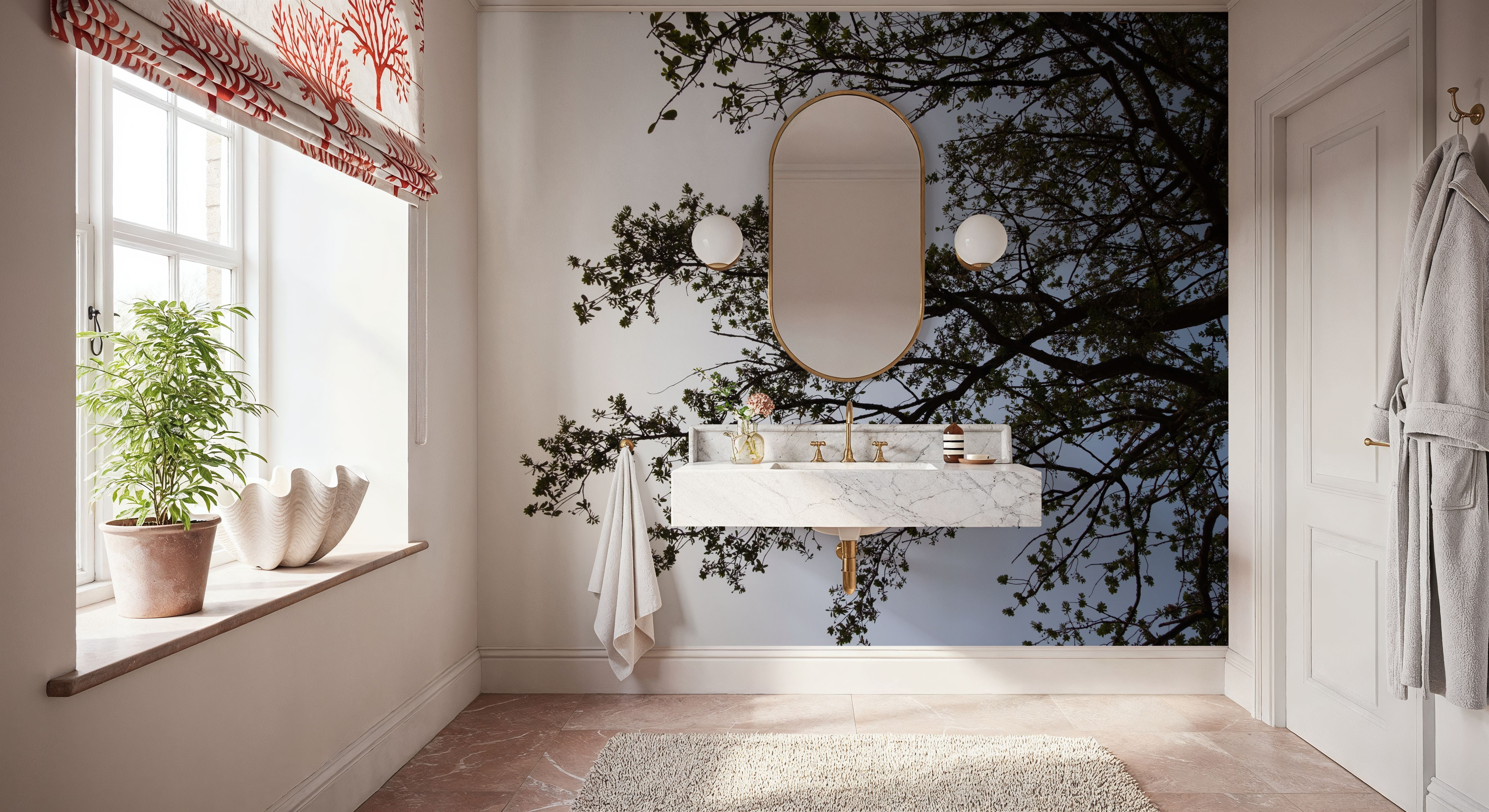 Dawn Silhouette, Papier peint