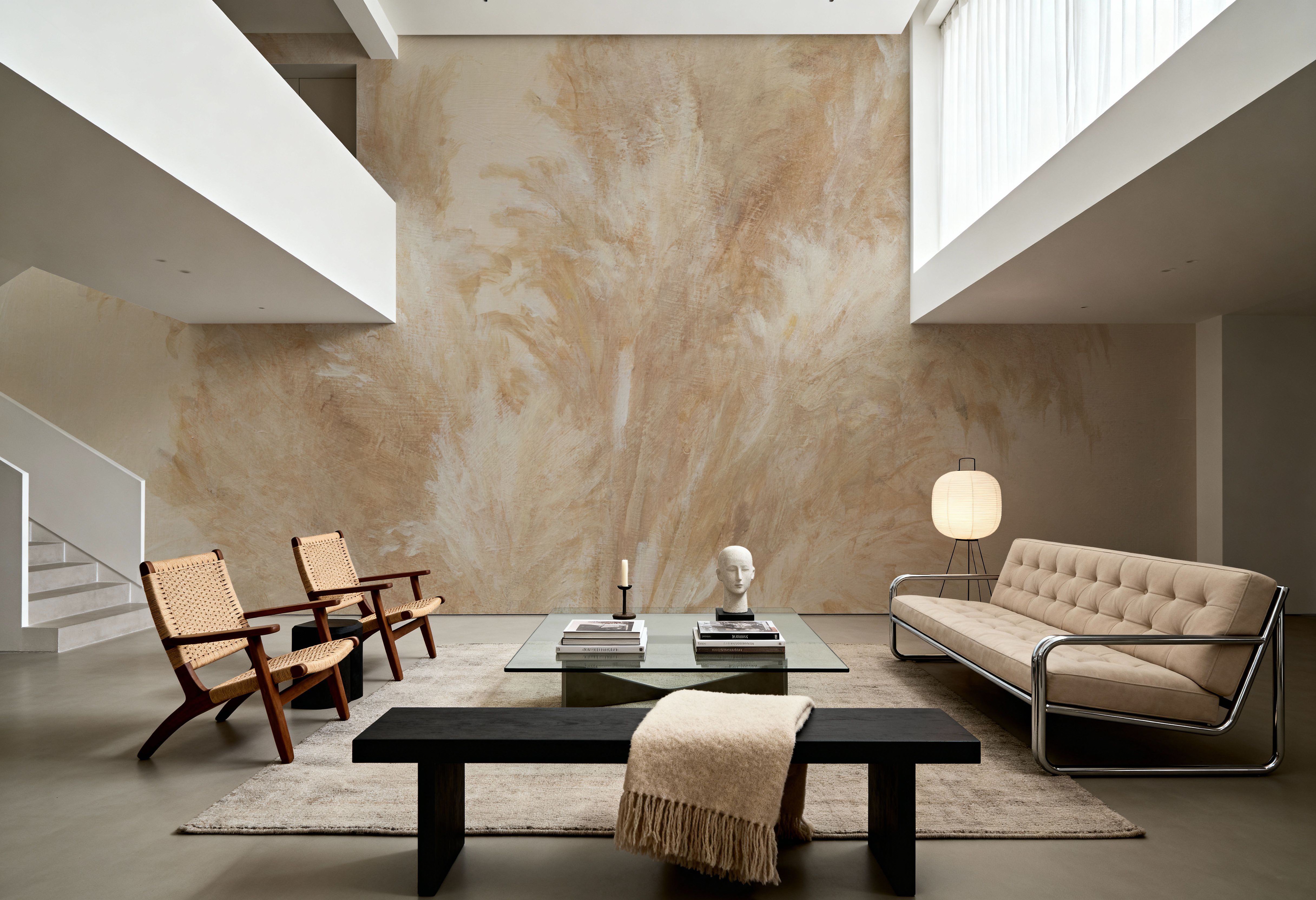 Pampas Glow I, Wallpaper