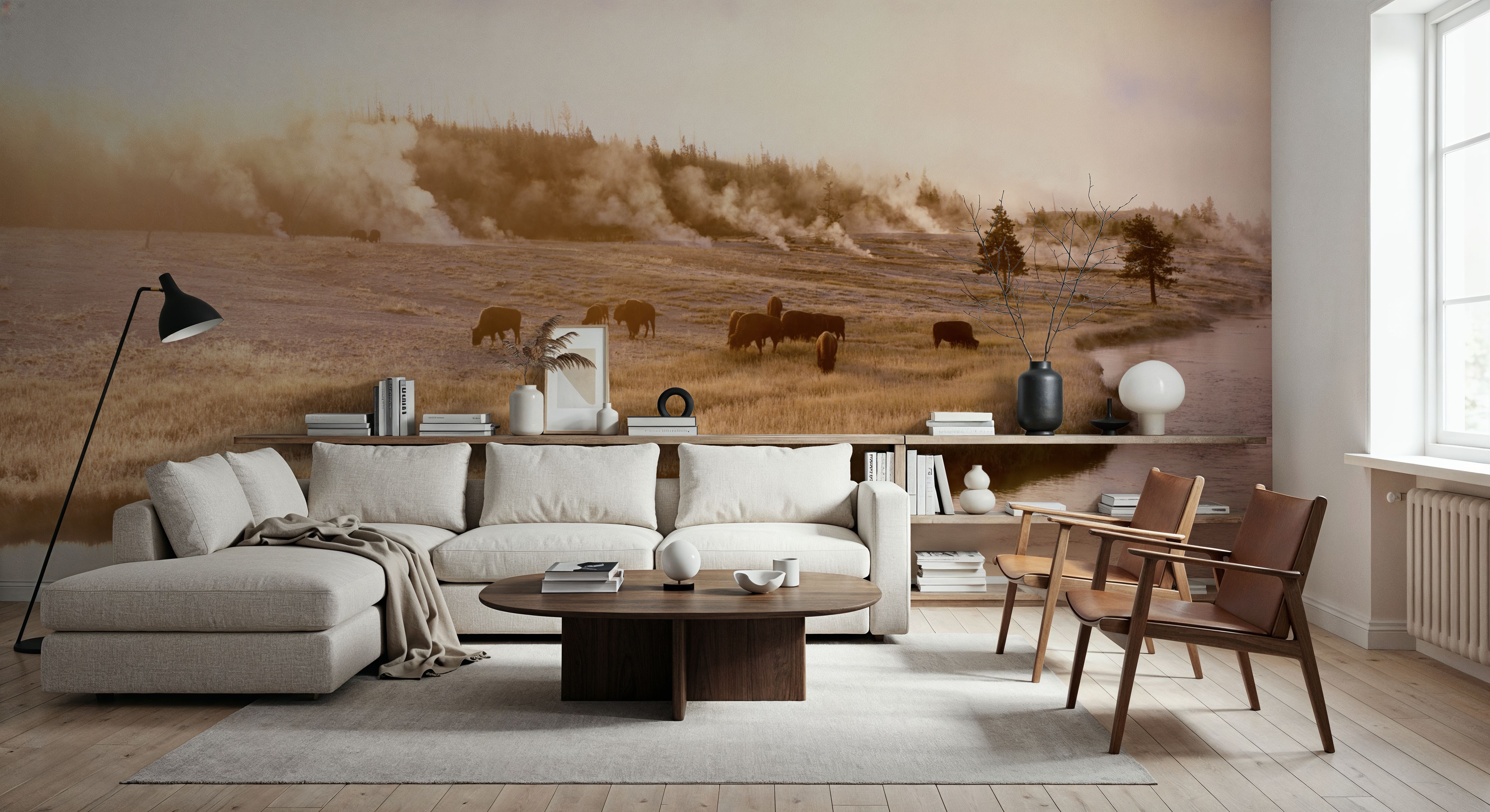 Bison Firehole River