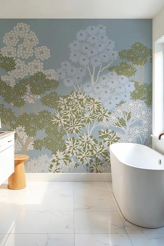 Overleaf Woodland, French Blue